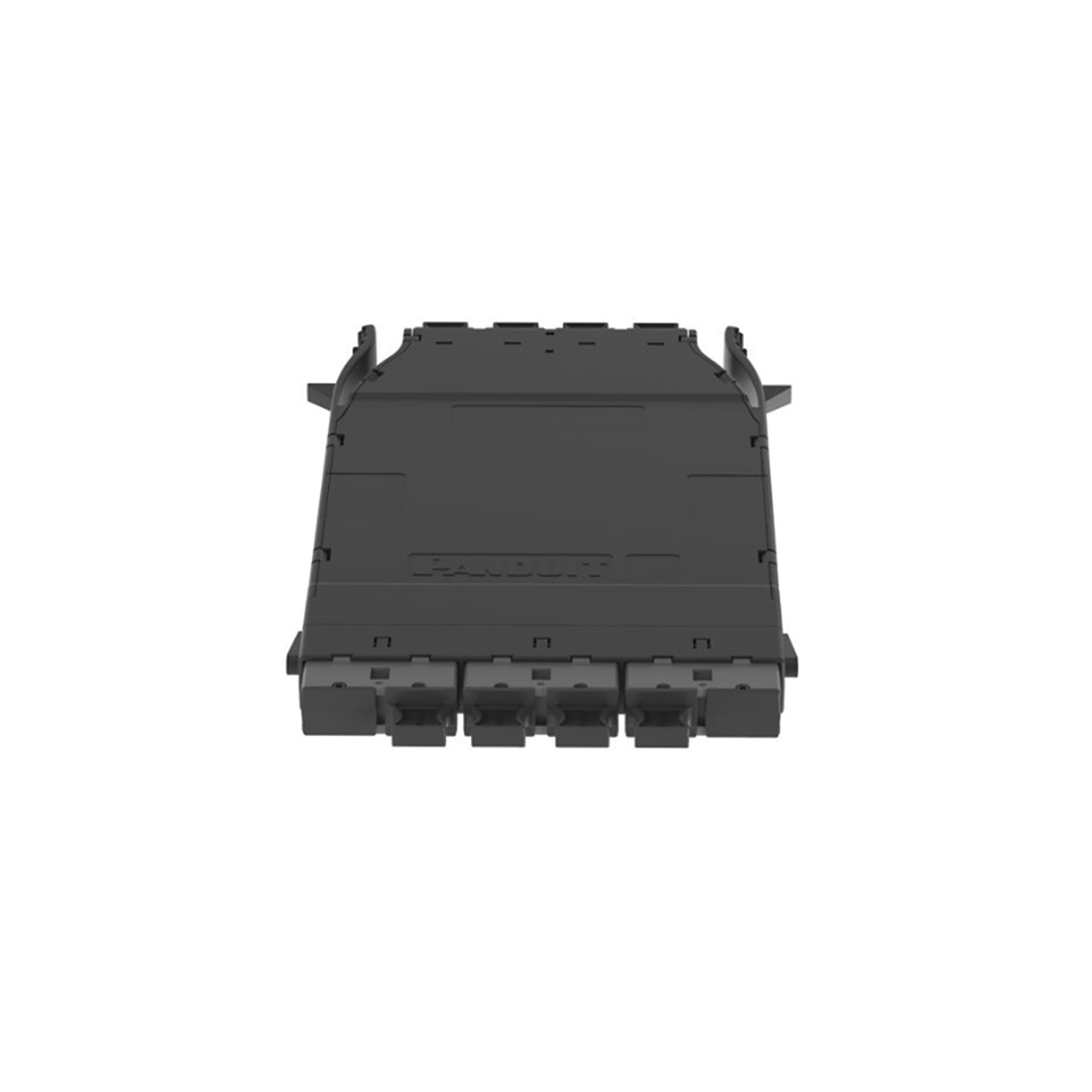 Cassette HD Flex? Para 32 Fibras Multimodo OM4, de 4 MPO(8F) Macho a 4 MPO(8F) Macho, Color Gris