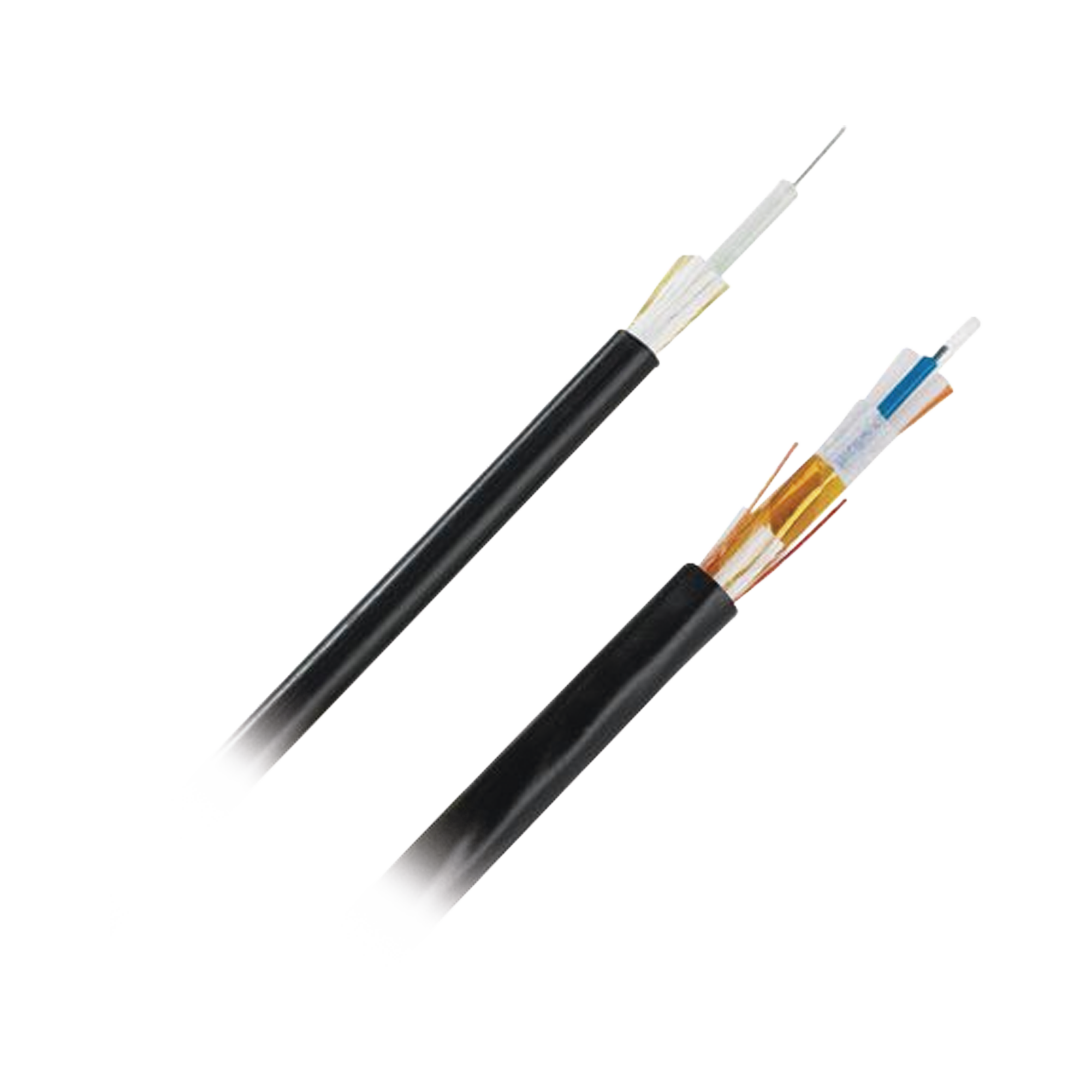 Cable de Fibra Óptica de 6 Hilos, Multimodo OM4 50/125 Optimizada, Interior/Exterior, Loose Tube 250um, No Conductiva (Dieléctrica), OFNR (Riser), Precio Por Metro
