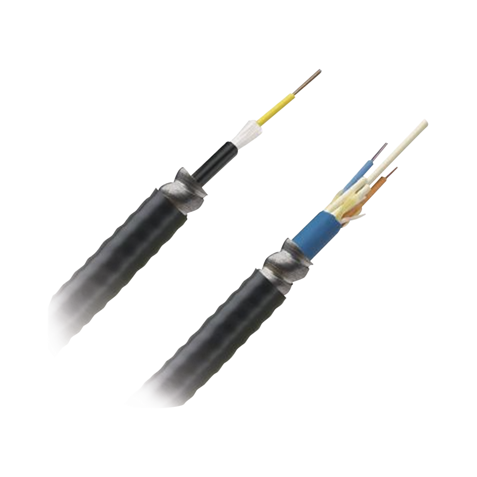 Cable de Fibra Óptica de 12 Hilos, Multimodo OM4 50/125 Optimizada, Interior/Exterior, Armada, Loose Tube 250um, OFCR (Riser), Precio Por Metro