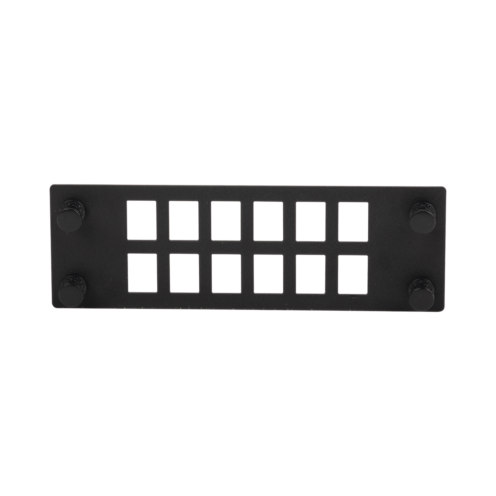 Placa Para 12 Adaptadores de Fibra Óptica, Uso con Gabinetes FPONE3 y FPONE4
