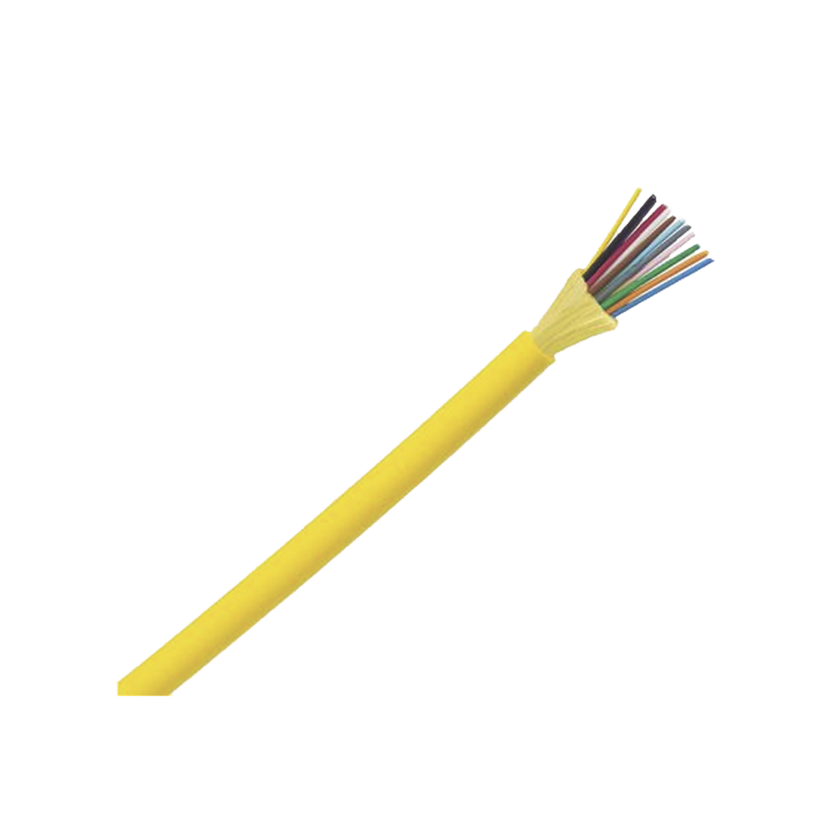 Cable de Fibra Óptica de 12 Hilos, Monomodo OS2 9/125, Interior, Tight Buffer 900um, No Conductiva (Dieléctrica), LSZH, Precio Por Metro