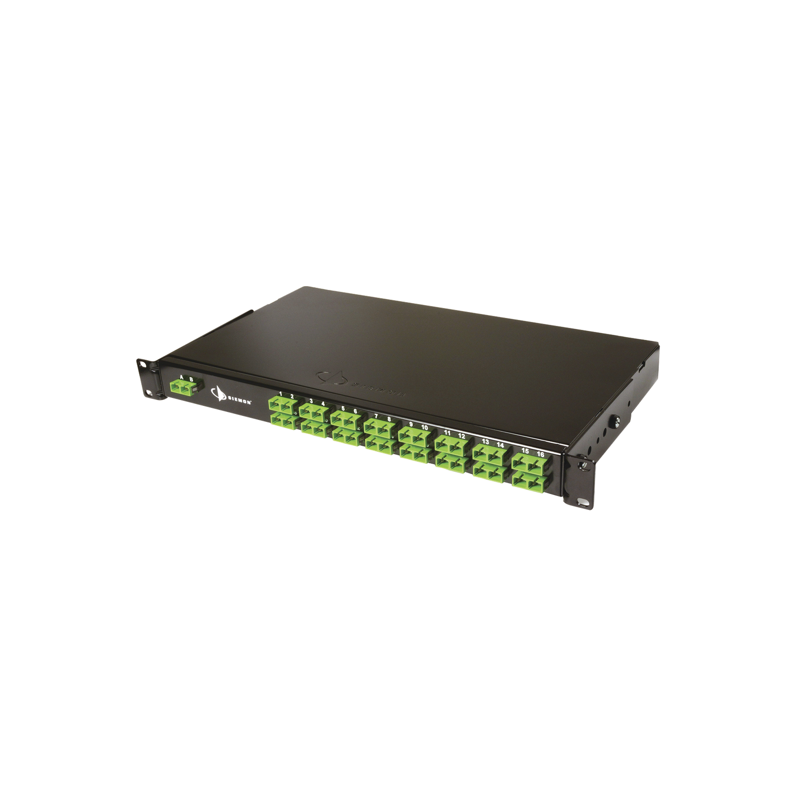 Splitter PON Tipo Panel de 1X32, con Conectores LCA de Entrada y LCA de Salida, 1UR, Color Negro