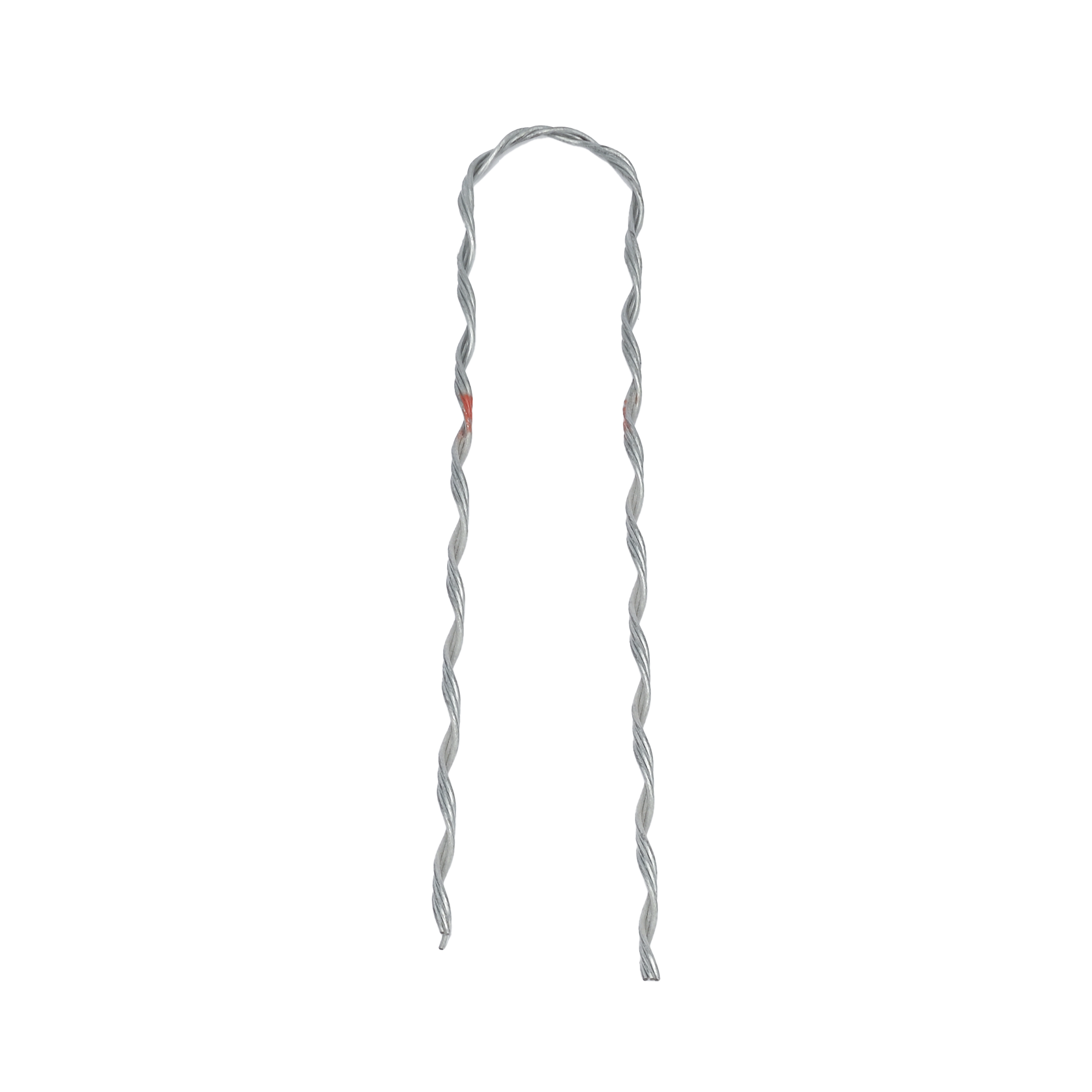 Remate Preformado para Fibra Óptica Figura 8, Span 100 m, para mensajero de acero con diámetro Φ 3.6 mm