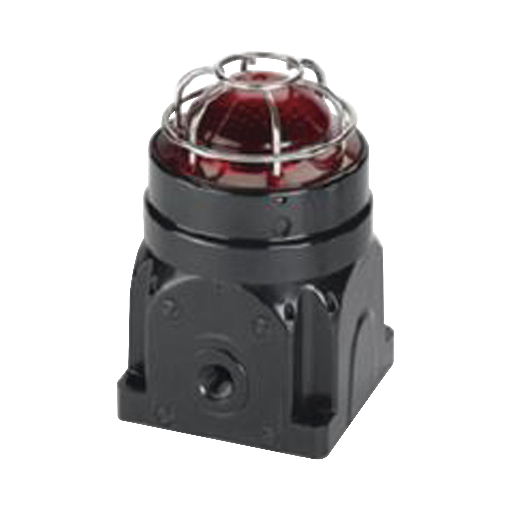 Baliza LED para Ubicaciones Peligrosas / Serie Global G-LED / Ex d Ignífugo / 120-240 VCA / Lente Roja / 8 Patrones de Parpadeo / IP66 / ATEX-IECEx