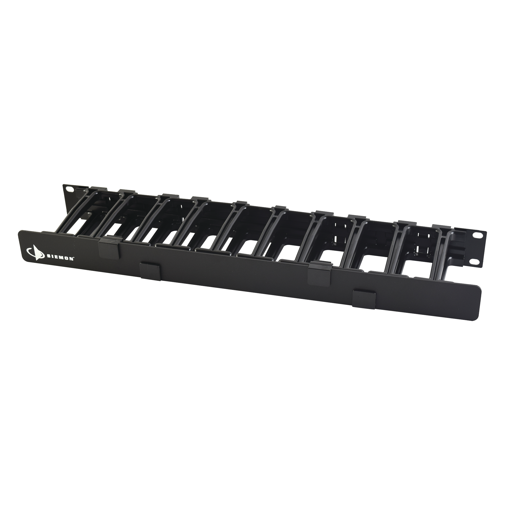 Organizador de Cable Horizontal RouteIT, Sencillo, Para Rack de 19in, 4in de profundidad, 1UR