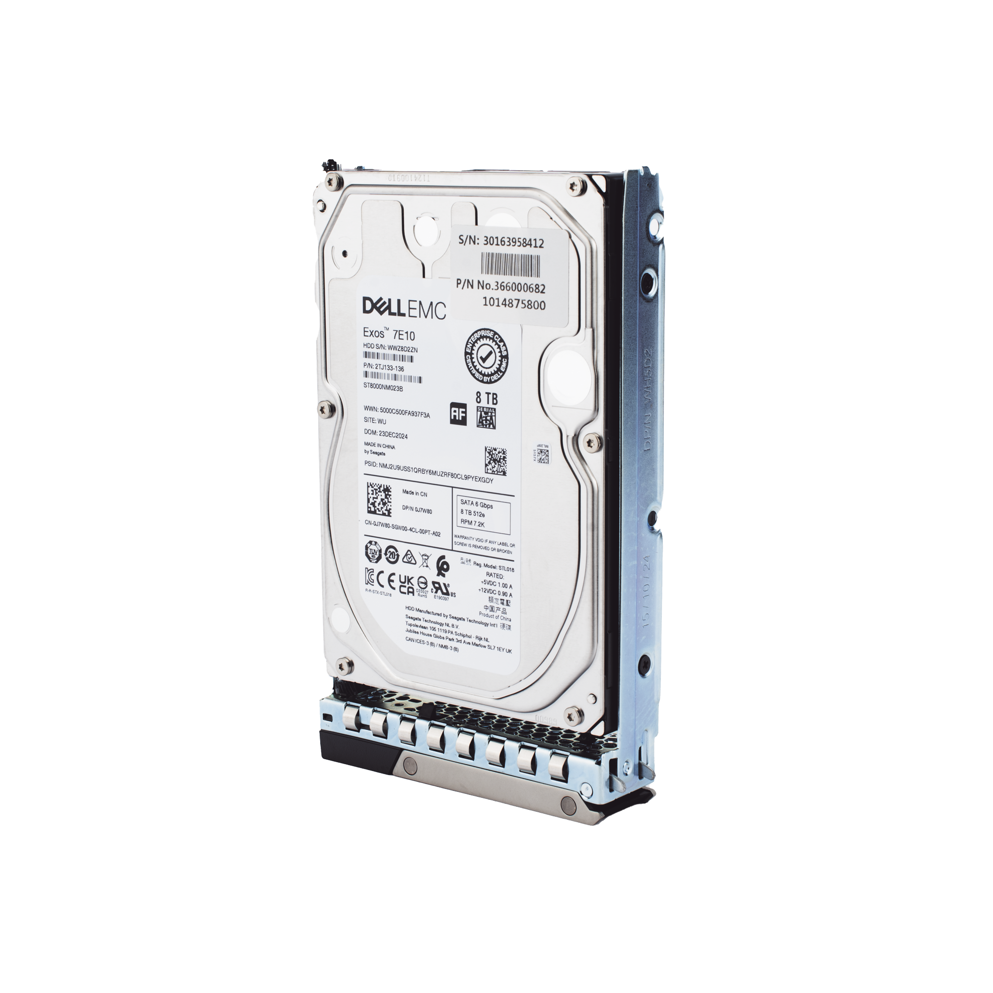 Disco Duro Enterprise 3.5" 8 TB / Hikvision (DELL)/ 7200 RPM / SATA / Alto Rendimiento / Recomendado para Servidores Hikvision