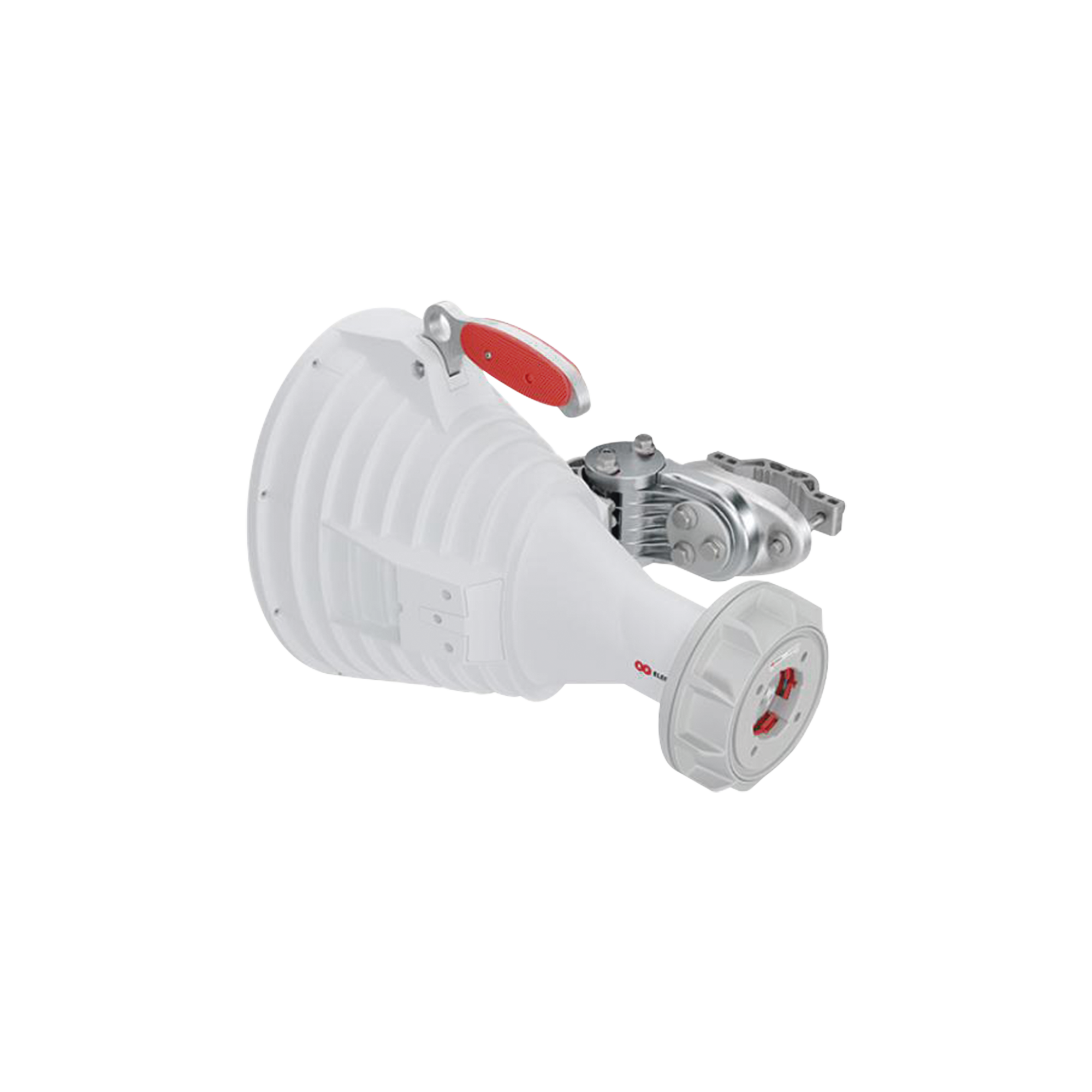 Antena asimétrica de 30° (30°H 20°V) 20.5 dBi tipo cuerno 5180-6000 MHz altamente eficiente, sin cables, sin perdidas, sin lóbulos listas para TwistPort