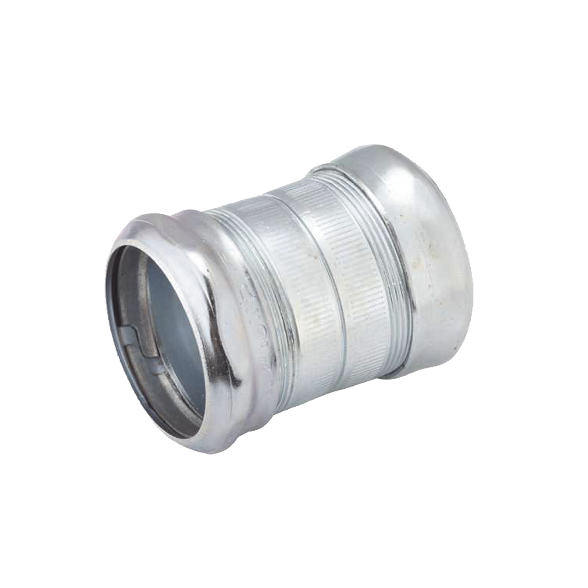 Cople Compresión de Acero Galvanizado para Pared Delgada de 2".
