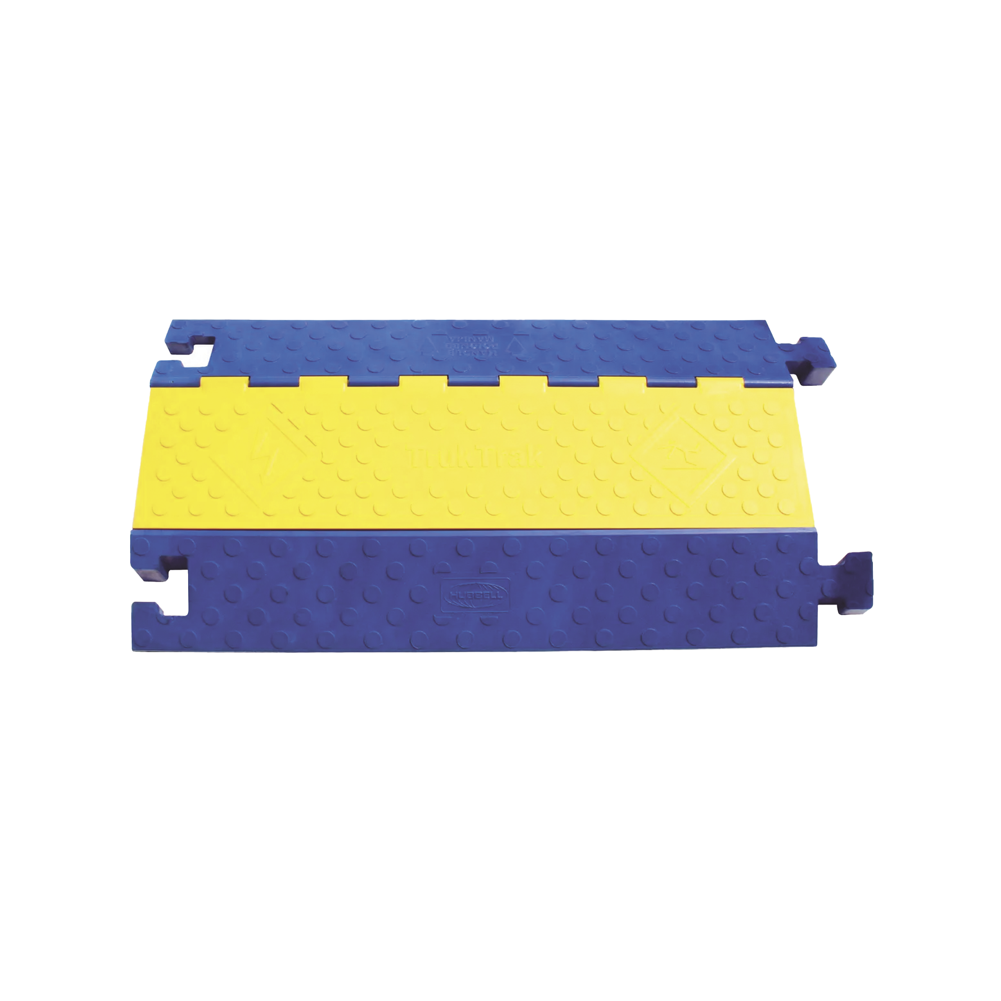 Gestión de Cableado Kellems / Truk Trak de 3 Canales / Color Azul y Amarillo