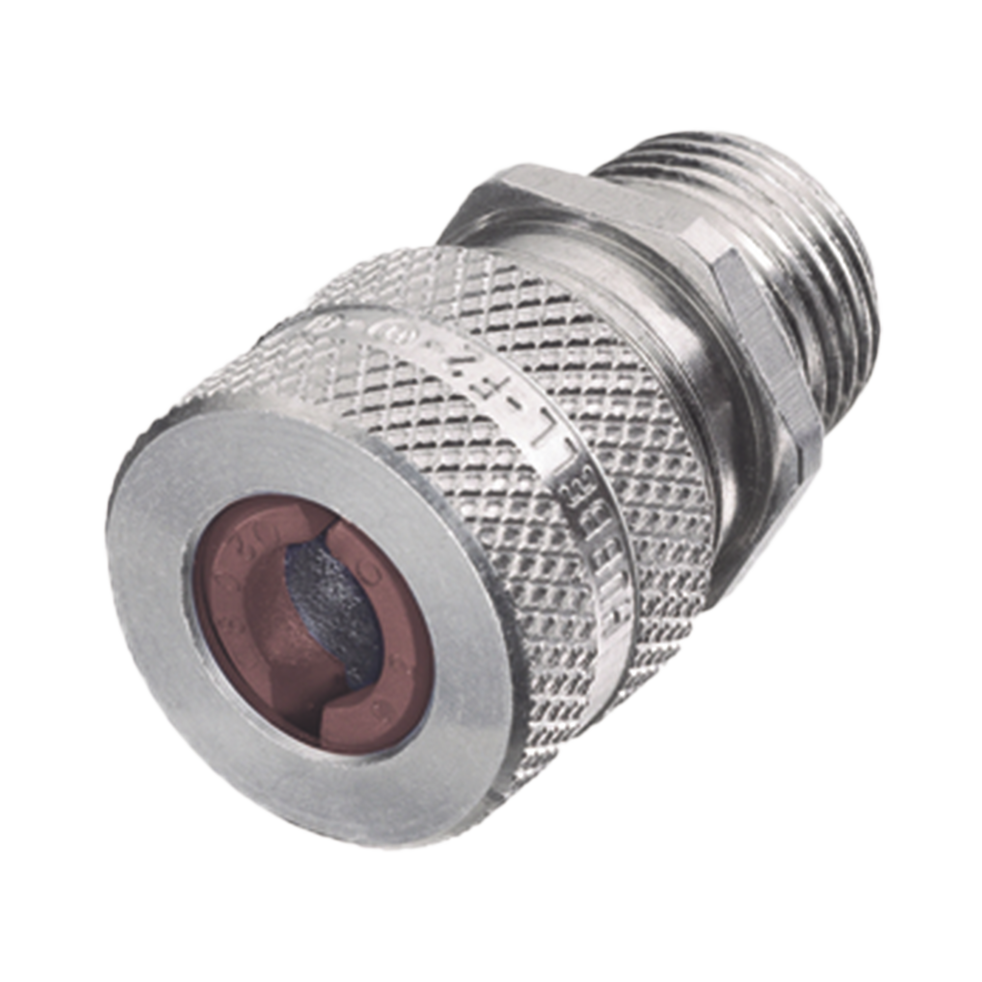 Conector de cable, de aluminio macho recto, .50 - .63 ", 1/2".