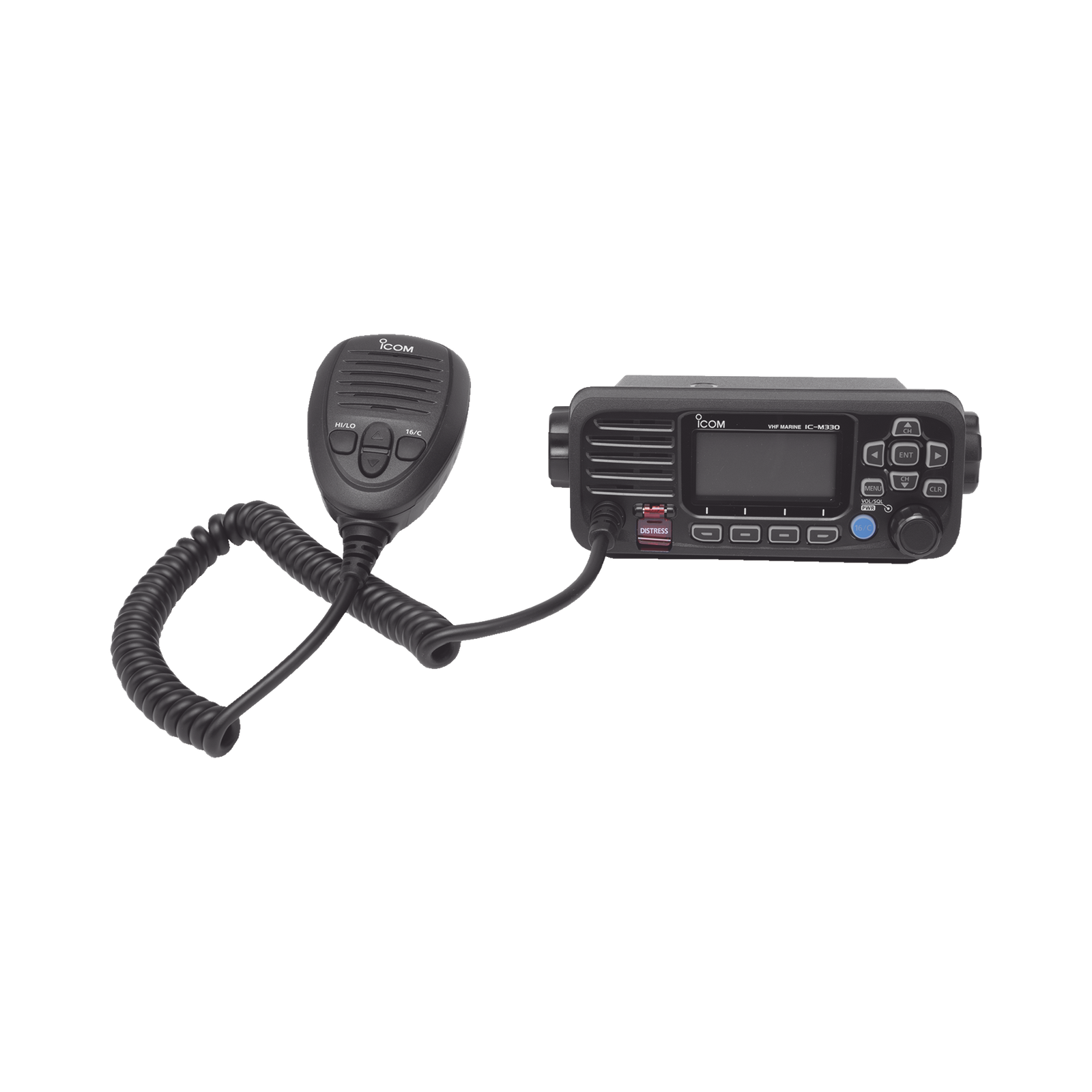 Radio Marina VHF / Cuerpo Ultra Compacto / GPS Integrado / DSC Clase D / IPX7 Submersible 1 m 30 min / Audio Claro Dinámico / Interfaz Usuario Icom
