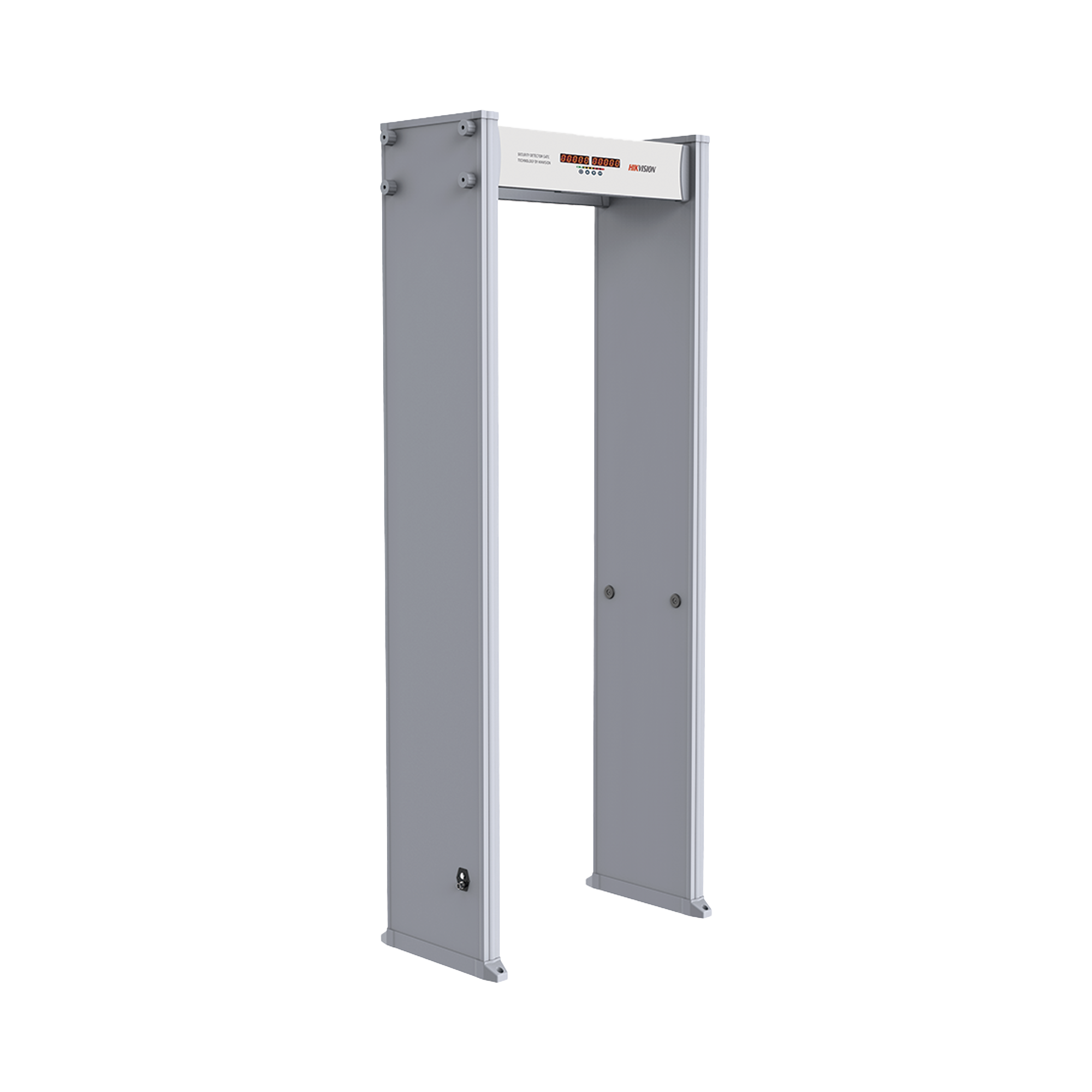 Arco Detector de Metales de 6 Zonas / Contador de Personas y Alarmas / Precisión de una Moneda 25 mm / 255 Niveles Sensibilidad / Pantalla LED