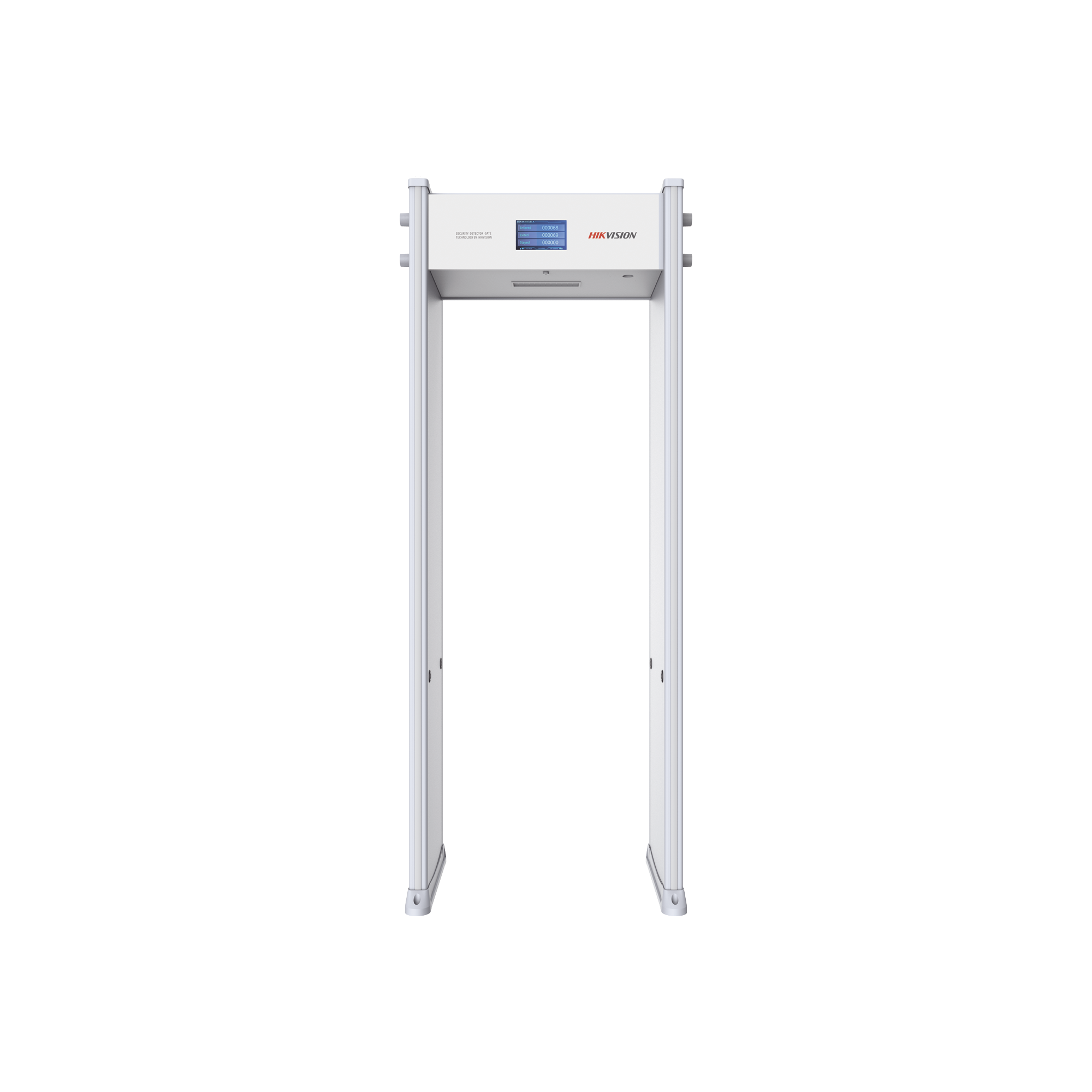 Arco Detector de Metales de 18 Zonas con Pantalla LCD de 7" / Conteo de personas y Alarmas / Ajuste de Sensibilidad e Interferencias / Mejora Anti-Interferencia