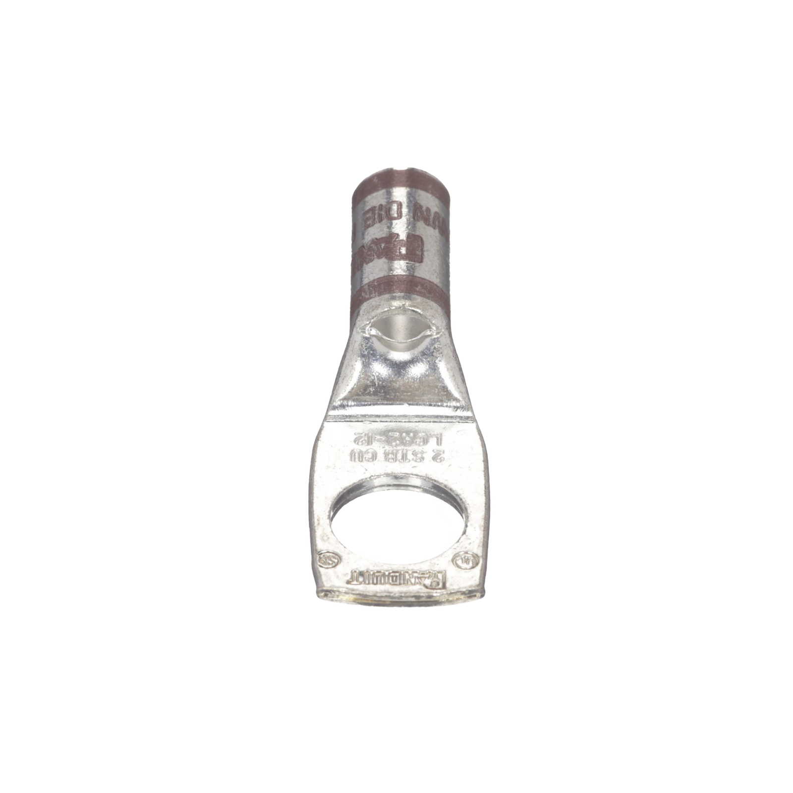 Zapata de compresión LCA2-12-Q, para cal. 2 Awg, Barreno para tornillo prisionero de 1/2, 1 Pz