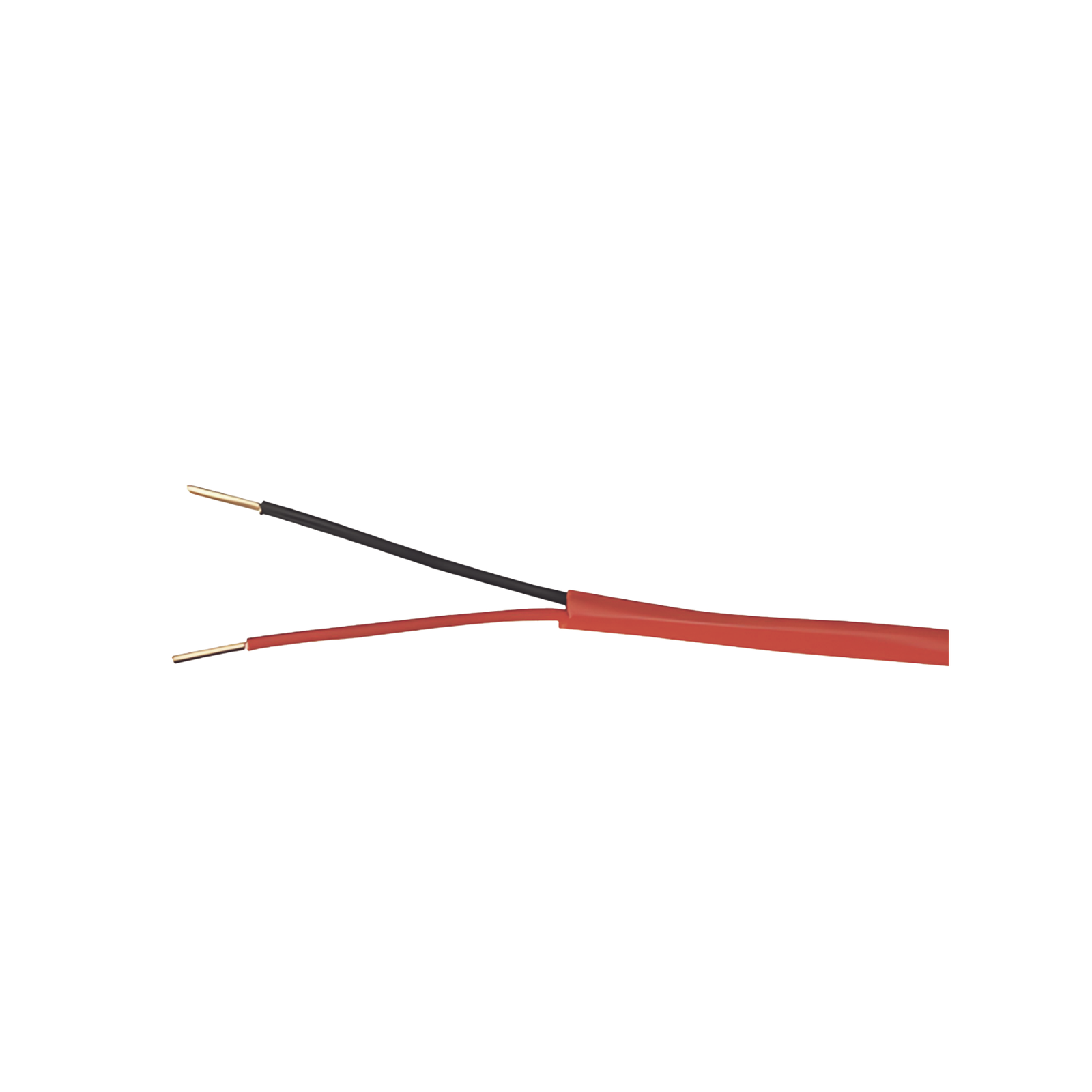 Alambre de Alarma contra Incendios - Bobina de 305 Metros (1000 Pies): 2 x 16 AWG, Rojo, Tipo FPLR, (UL) FT4, Ideal para Sistemas de Detección y Evacuación de Incendios