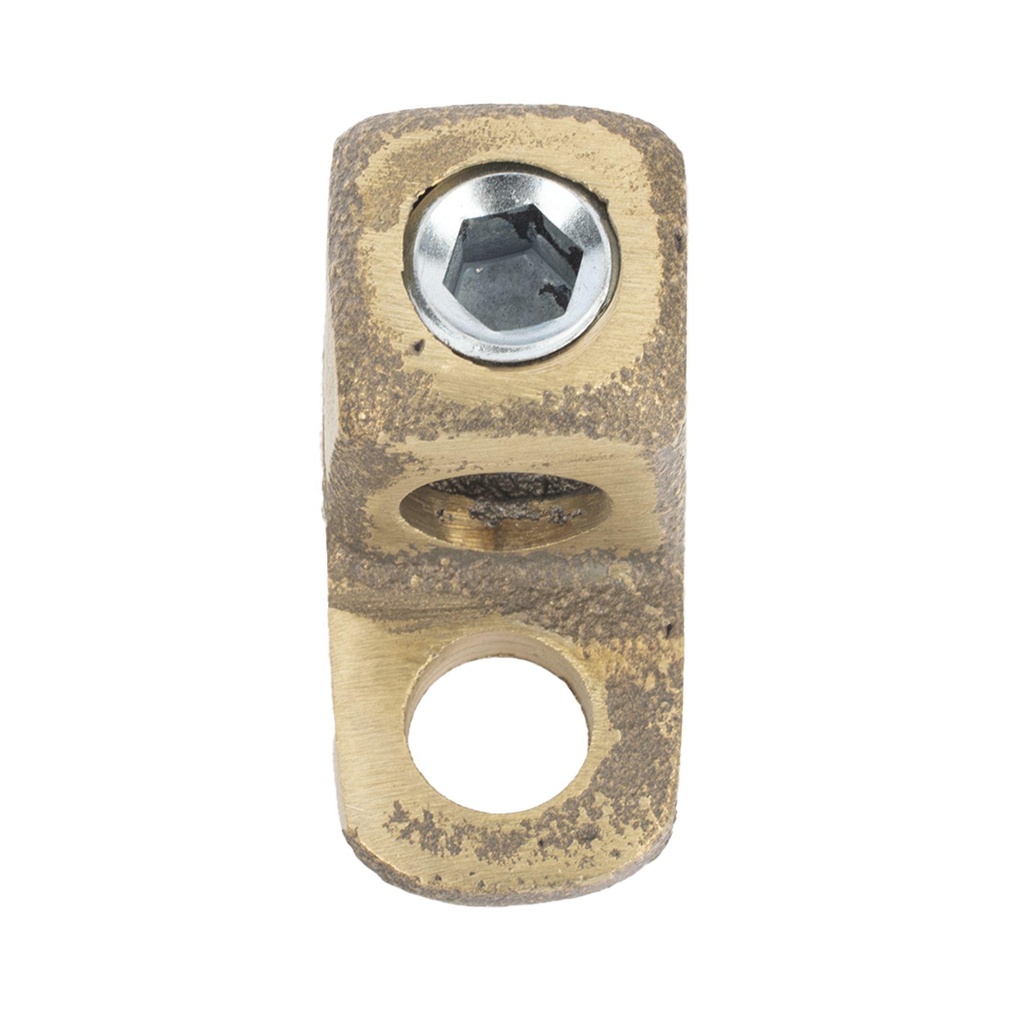 Conector Bornes 1/2" / Cable 1/0 AWG-250 MCM / Bronce 100% / Baja Resistencia / Sin Soldadura Exotérmica