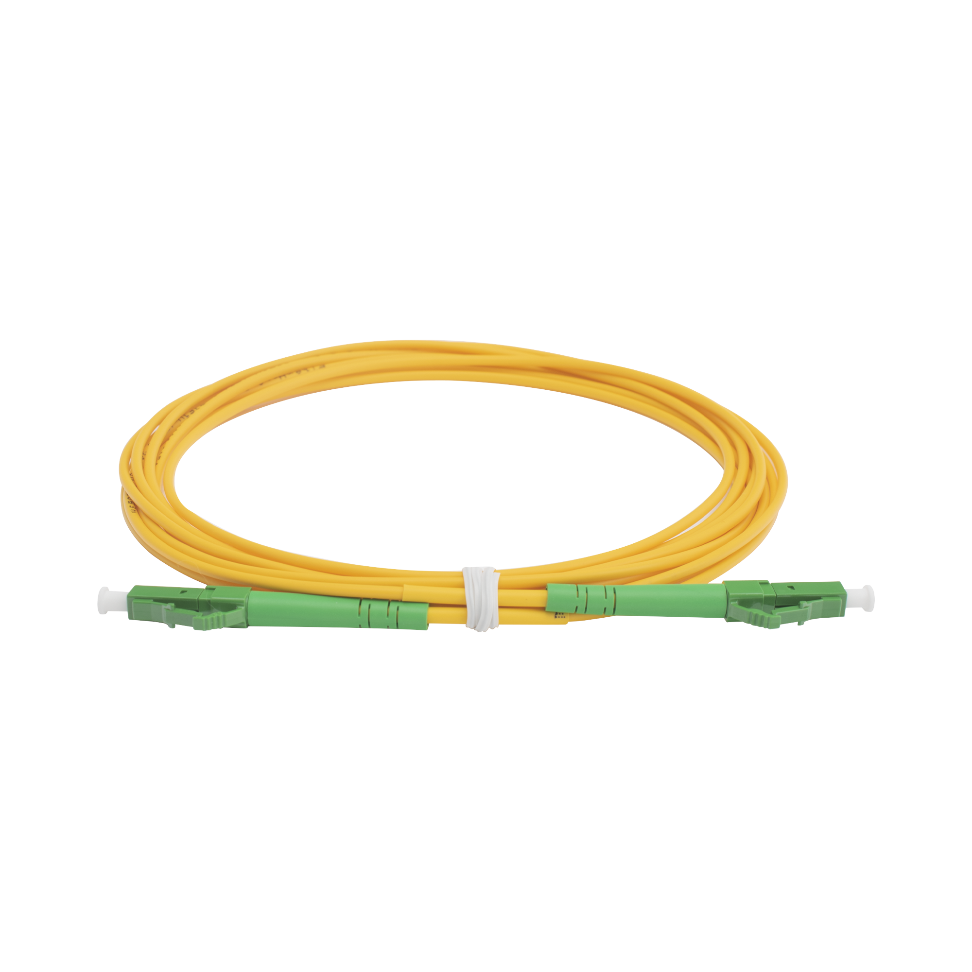 Jumper de Fibra Óptica Monomodo LC/APC-LC/APC Simplex de 3 Metros (9.84 Pies), 2mm