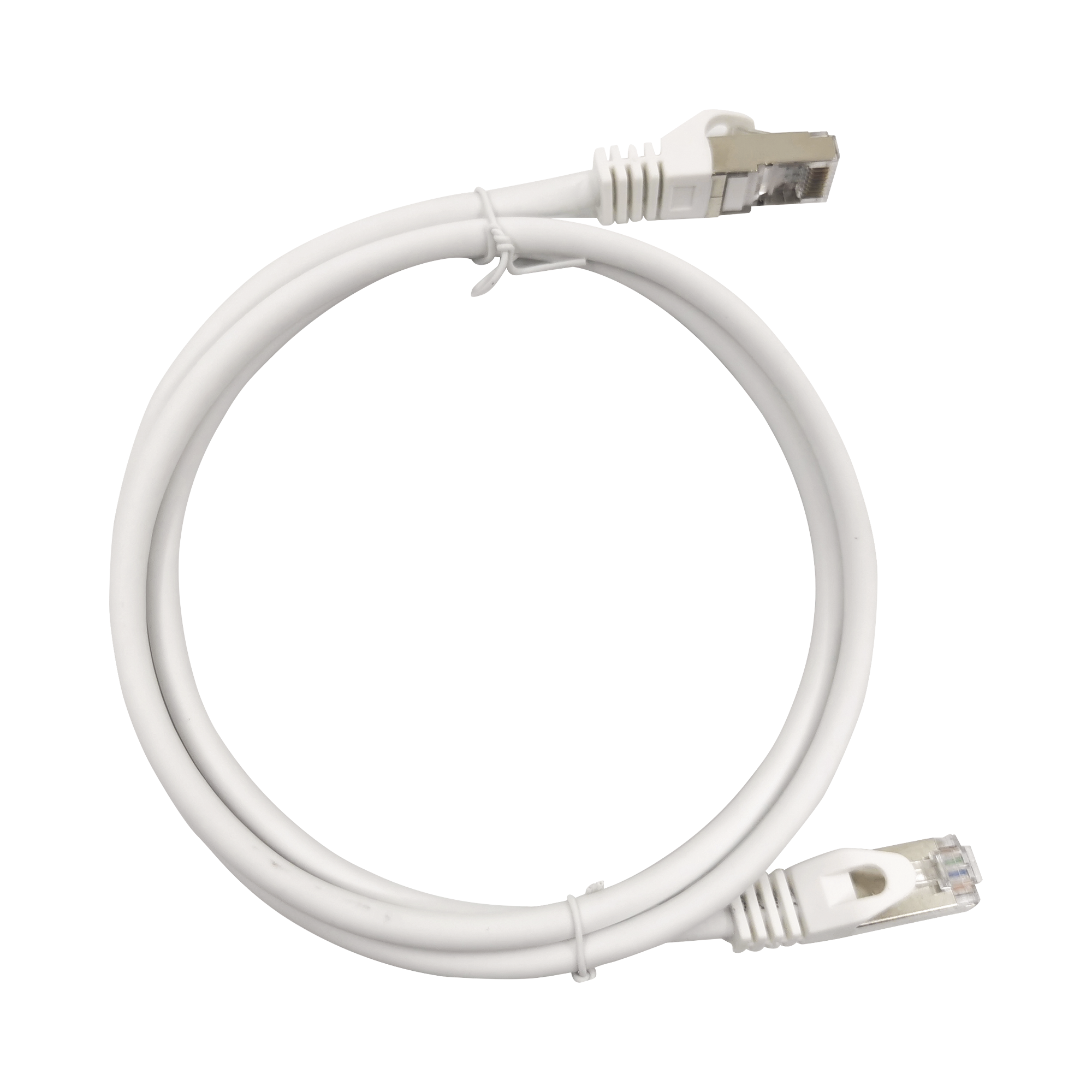 Patch Cord Cat6A 10G Blindado 3.0 Metros (9.84 Pies) Blanco