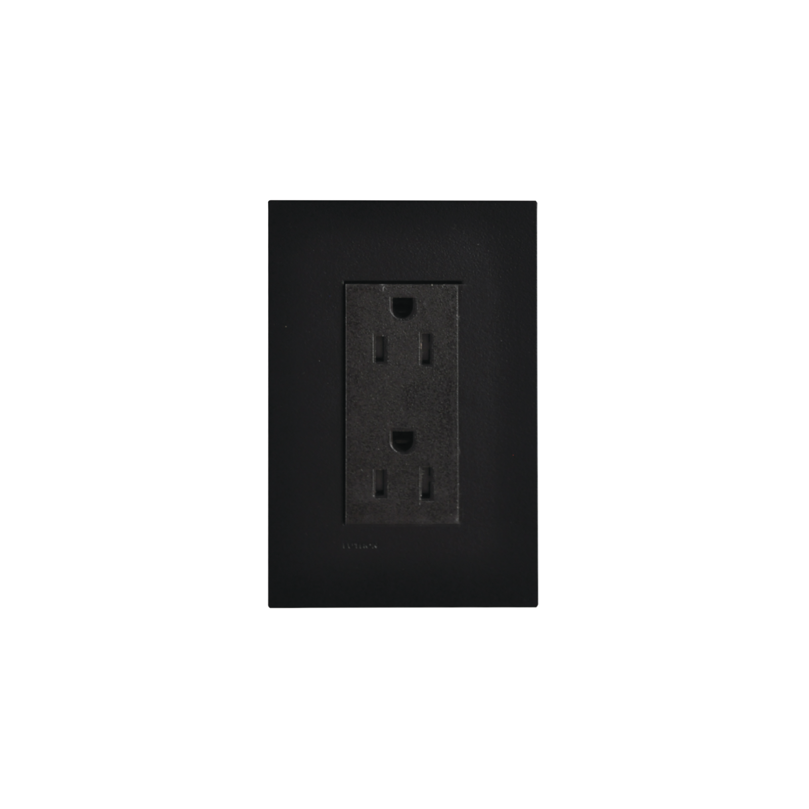 Tomacorriente, receptaculo, color negro, 15A.