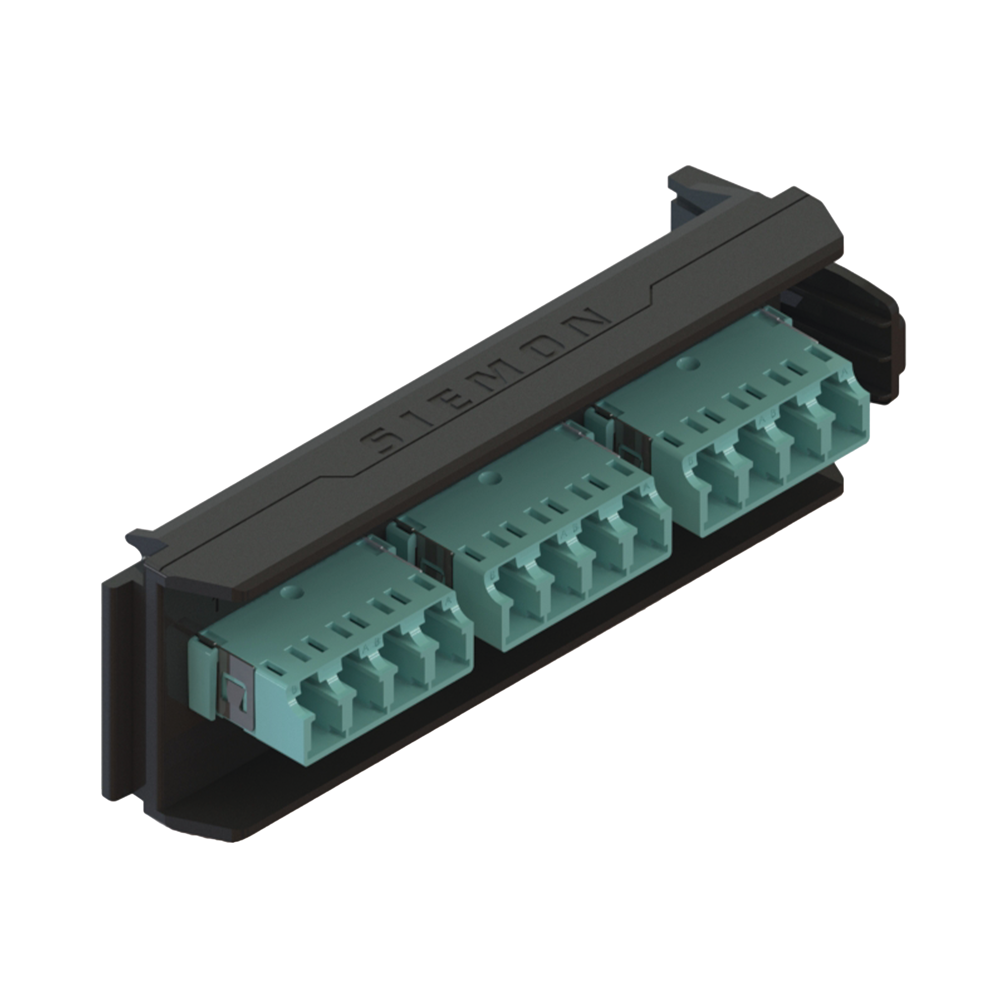 Placa Acopladora LightVerse, 6 Conectores Dúplex LC/UPC, Acepta hasta 12 Fibras Multimodo OM3 y OM4 (No Shuttered)