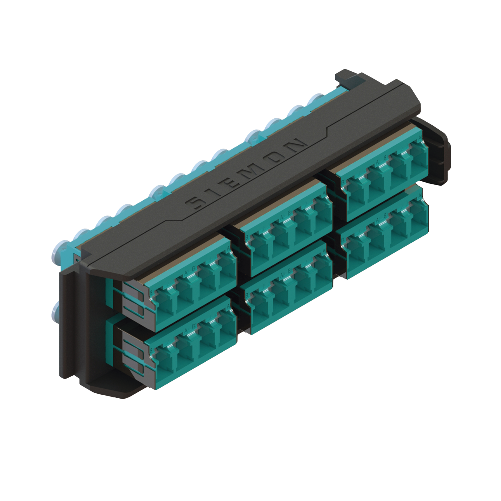 Placa Acopladora LightVerse, 12 Conectores Dúplex LC/UPC, Acepta hasta 24 Fibras Multimodo OM3 y OM4 (No Shuttered)