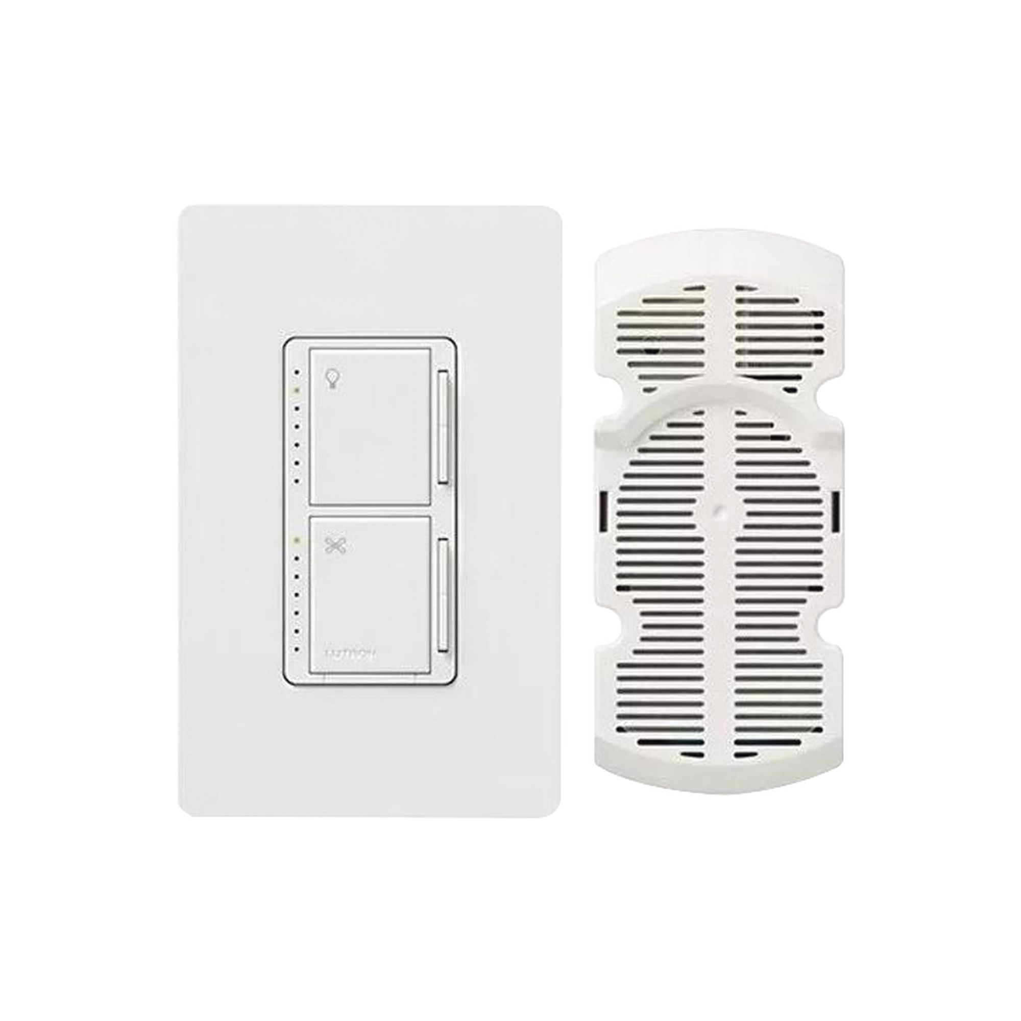 Controlador de iluminación y ventilador de techo.