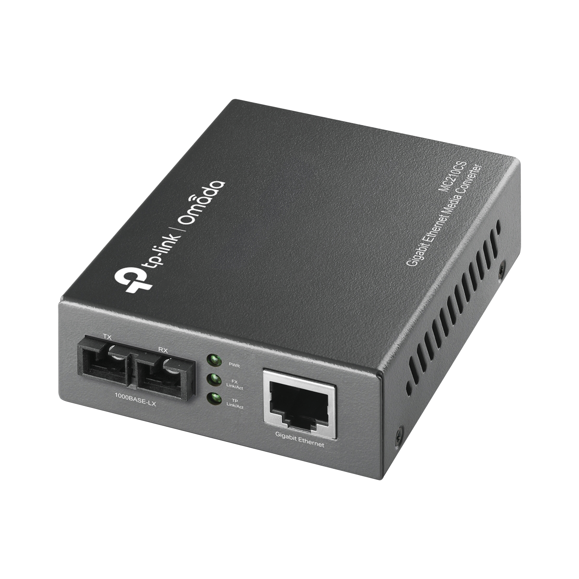 Convertidor Fibra Óptica Monomodo / 1 Puerto RJ45 10/100/1000 Mbps / Puerto Fibra Óptica SC 1000 Mbps / Hasta 20 Km / Plug and Play