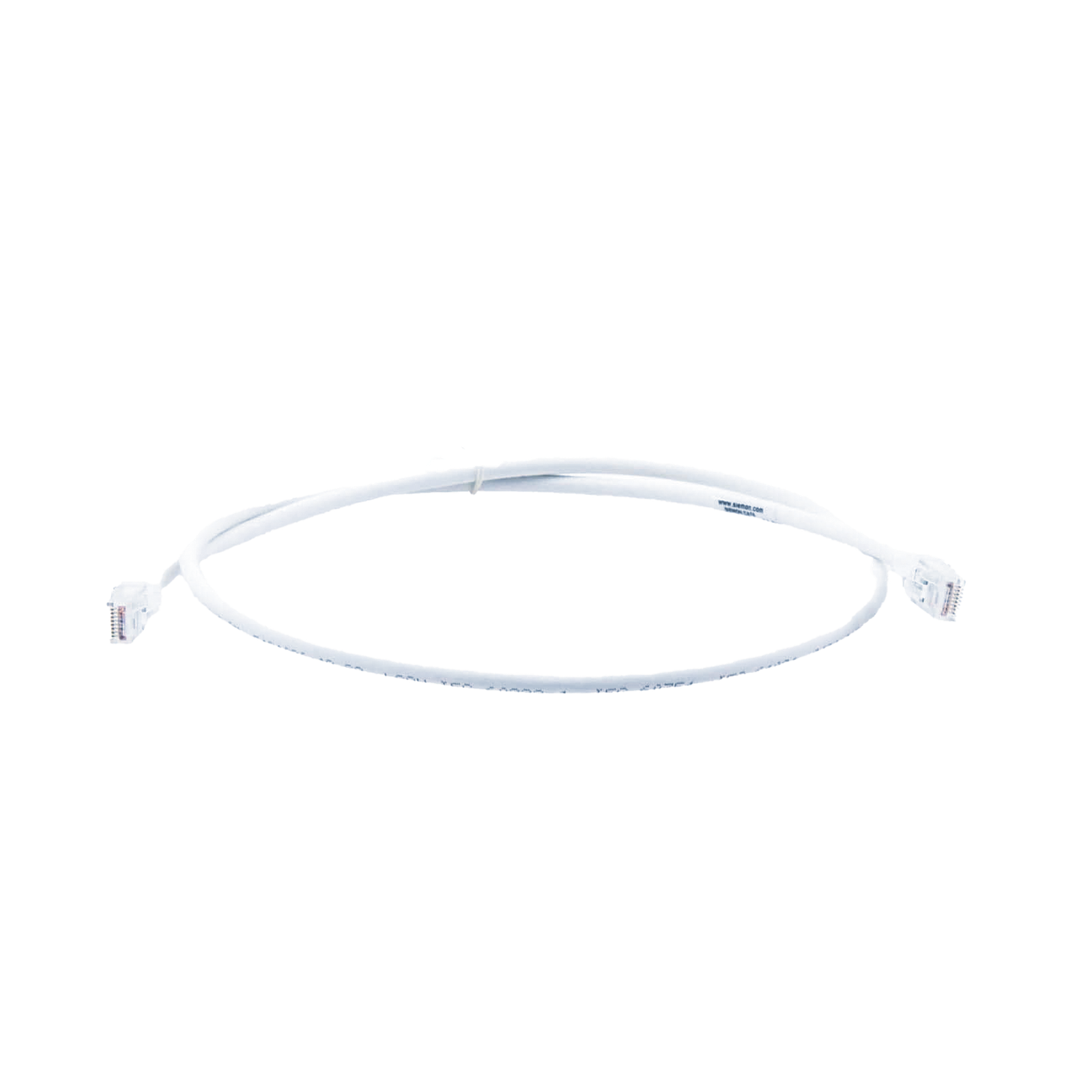 Patch Cord MC6 Modular Cat6 UTP, CM/LS0H, 0.91 Metros (3 Pies), Color Blanco, Versión Bulk (Sin Empaque Individual)