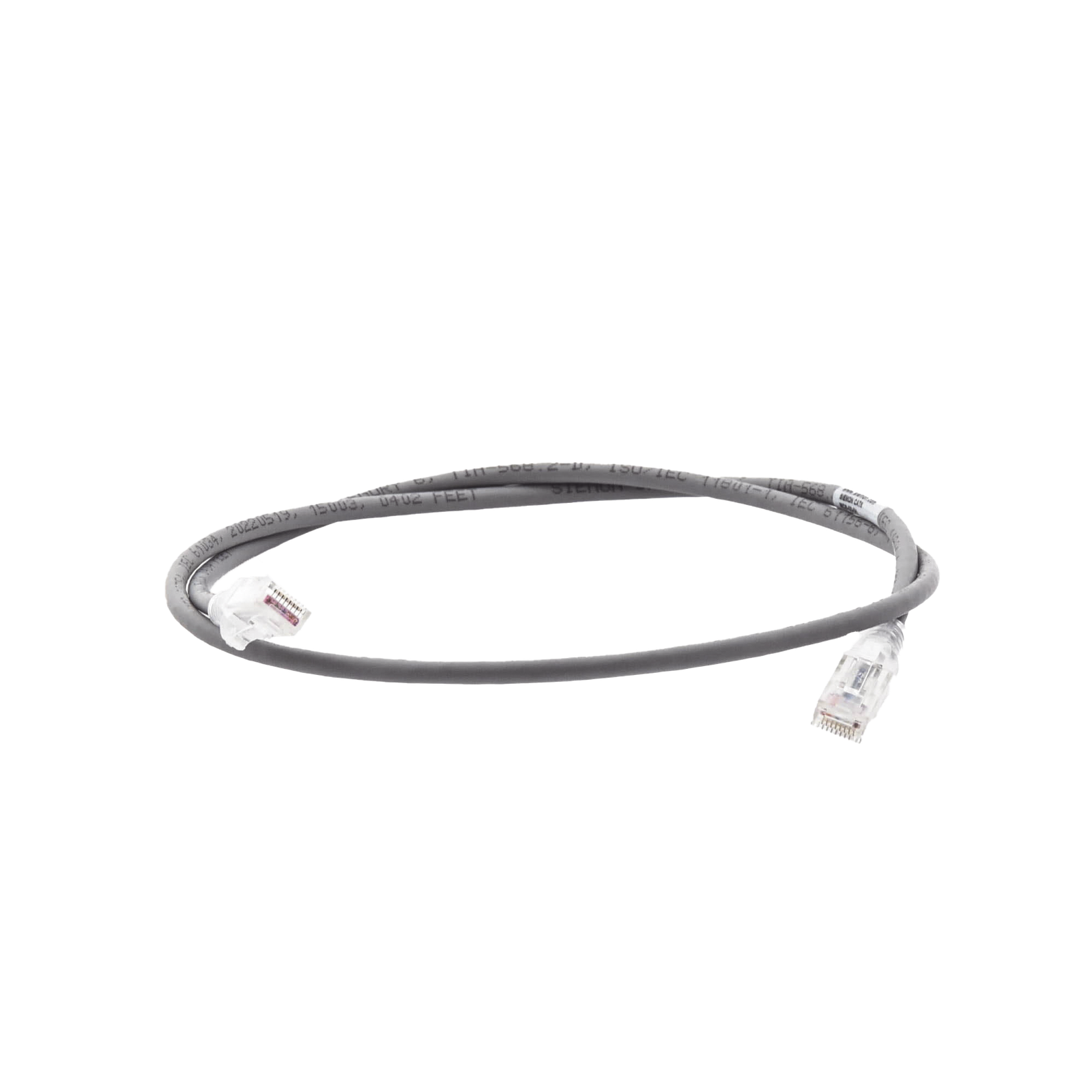 Patch Cord MC6 Modular Cat6 UTP, CM/LSOH1, 0.91 Metros (3 Pies), Color Gris