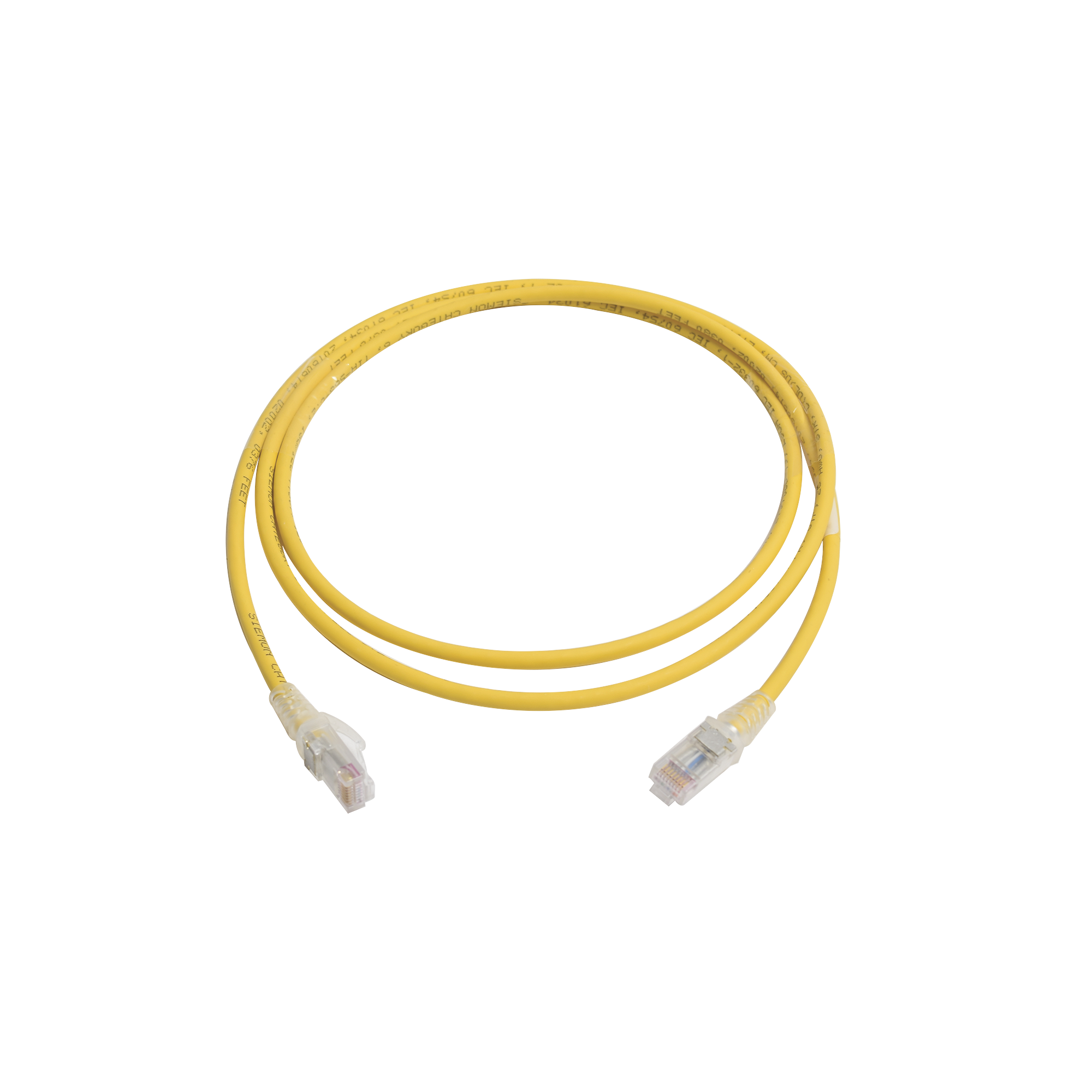Patch Cord MC6 Modular Cat6 UTP, CM/LS0H, 1.52 Metros (5 Pies), Color Amarillo
