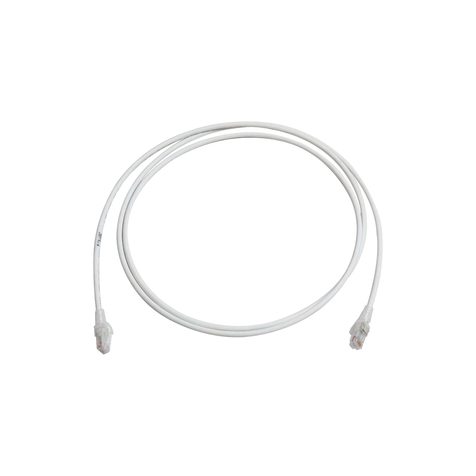 Patch Cord MC6 Modular Cat6 UTP, CM/LS0H, 2.13 Metros (7 Pies), Color Blanco