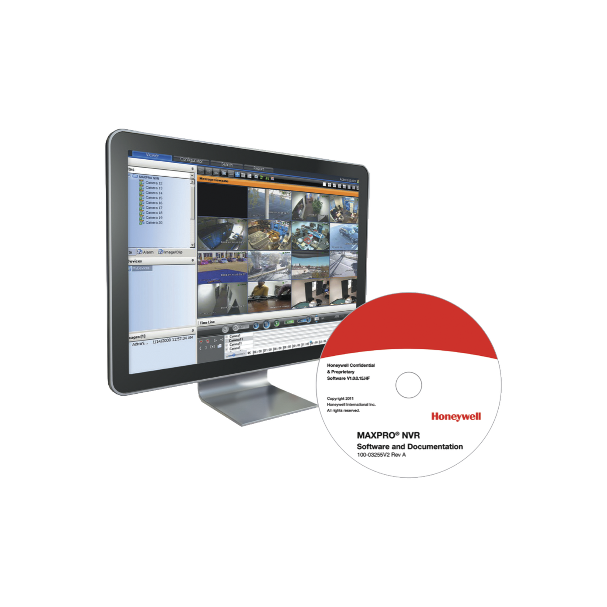Software MAXPRO NVR / Licencia Base + 64 Canales