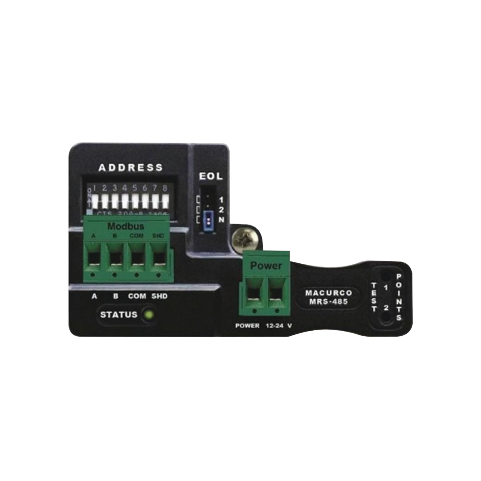 Adaptador Modbus RS-485 para usar con detectores de la serie 6 de Macurco
