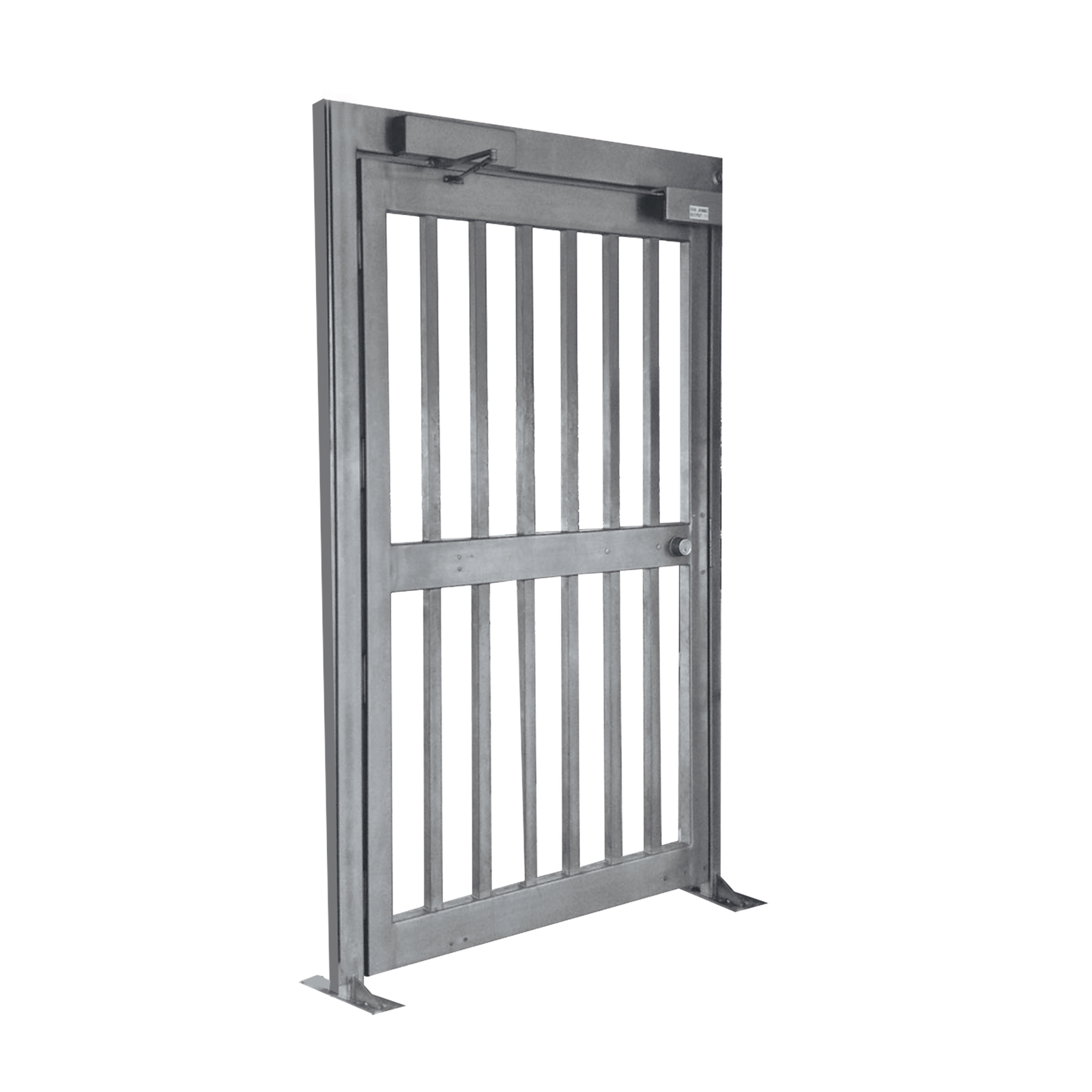 Puerta de Alta Seguridad de Cuerpo Completo  ACABADO EN ACERO GALVANIZADO