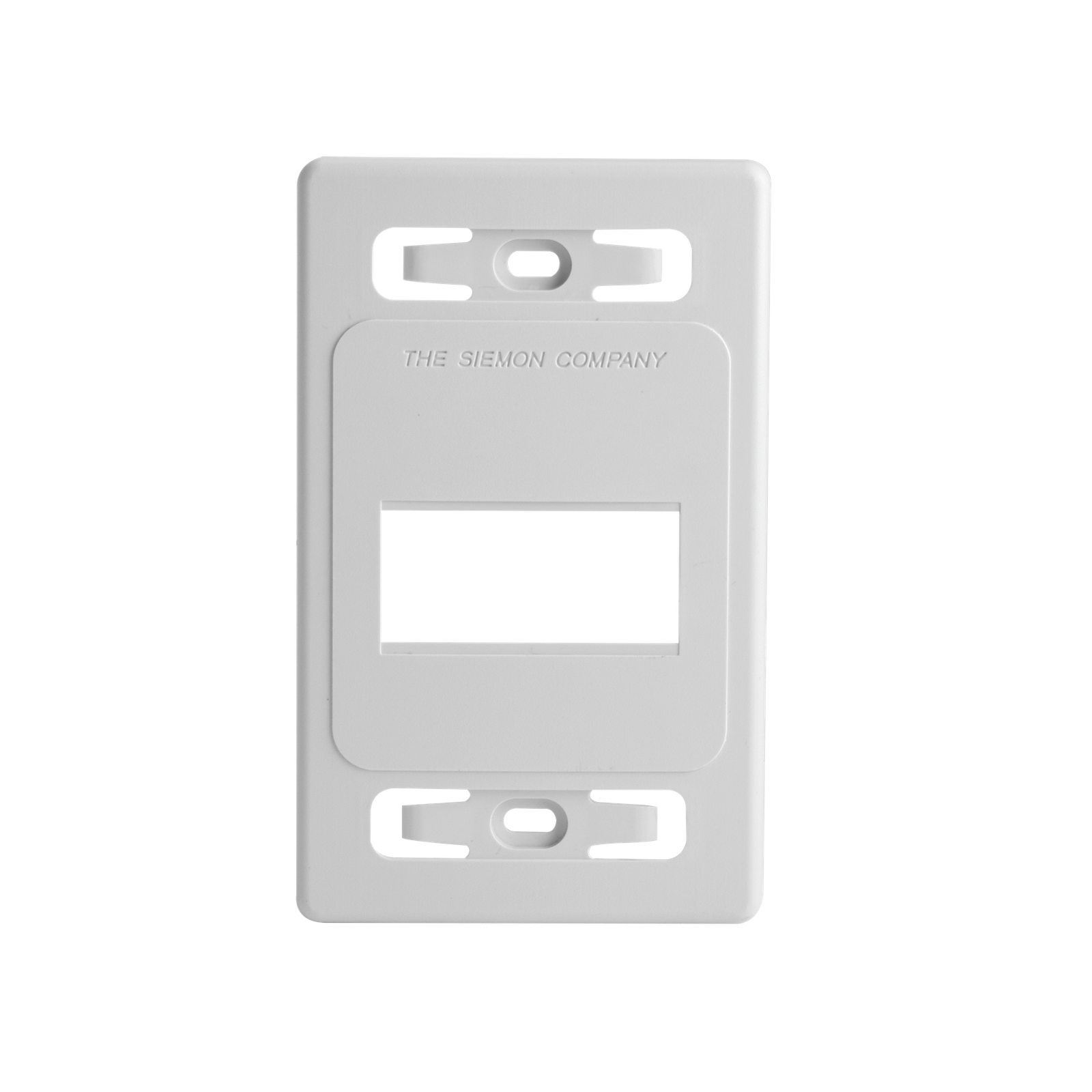 Placa de Pared Modular MAX, de 3 Salidas, Color Blanco