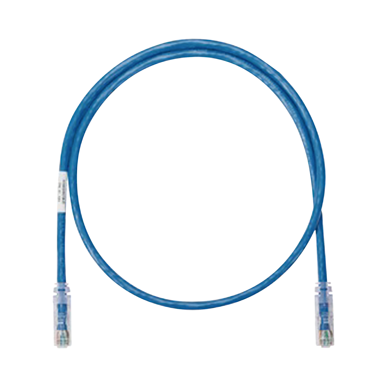 Cable de Parcheo UTP Categoría 6, con Plug Modular en Cada Extremo - 0.3 Metros (1 Pie) - Azul