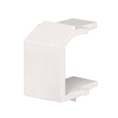 Módulo de Tapa Ciega (Inserto Ciego), Tipo Keystone, Color Blanco Mate, 1 Pieza