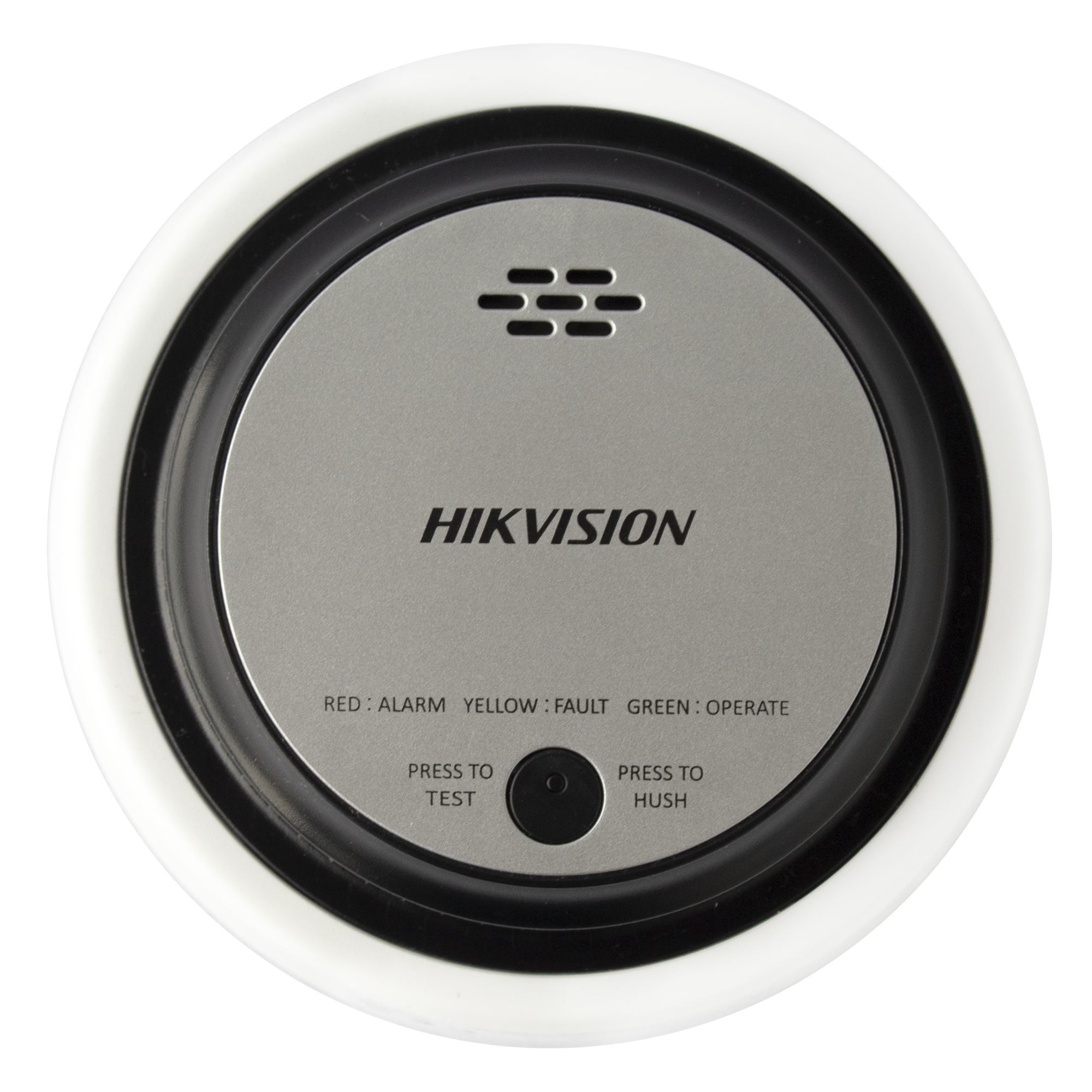 (HikFire) Detector de Humo Fotoeléctrico / Tecnología Dual de Luz / Alerta de ≥85 dB@3 m / Batería de Litio / Instalación en Techo