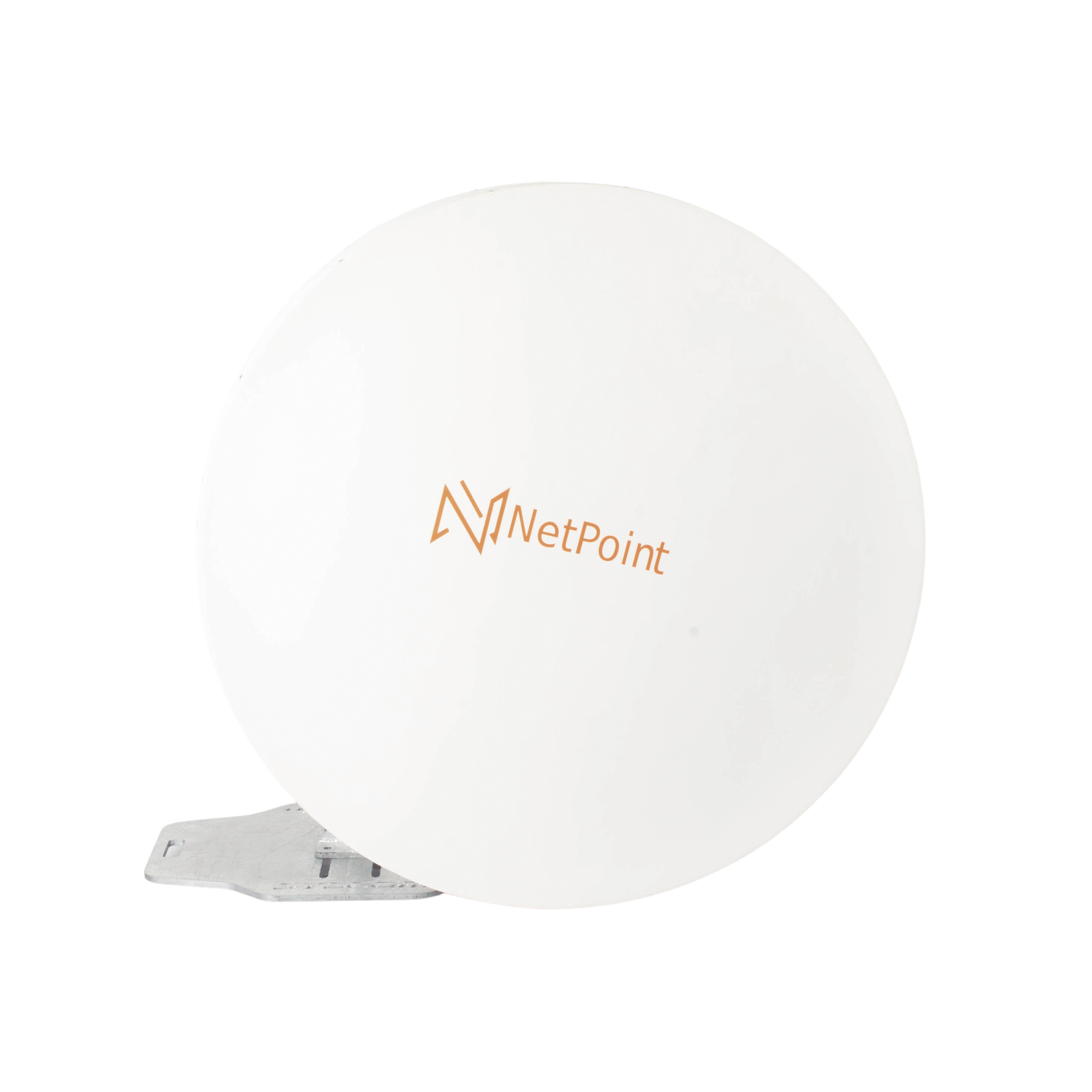 Antena de parabola profunda, blindada, con supresión al ruido de 4 ft, 4.9-6.4 GHz, Ganancia 37 dBi con SLANT de 45 ° y 90 °, ideal para hasta 100 km, Conectores N-hembra, montaje con alineación milimétrica.