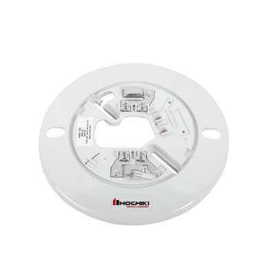 Base Para Detector Convencional Hochiki, Diámetro 6", 2 Hilos, 24 Vcd  (0300-04070 IT), Color Hueso