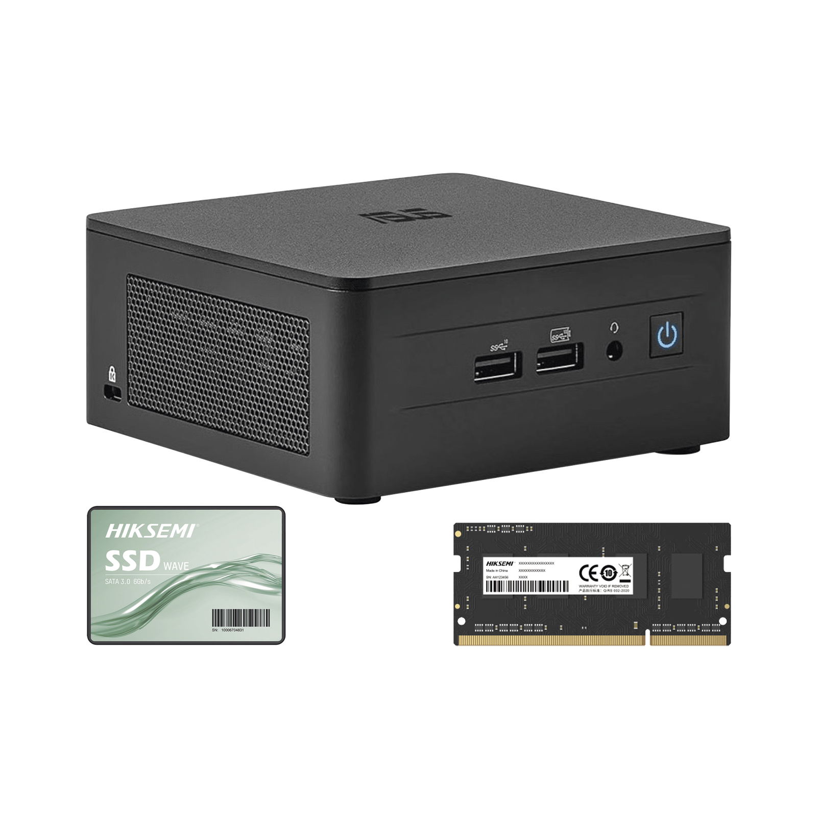 Kit / Mini PC NUC Barebone / Core I7 /bluetooth / Incluye memoria 16GB / Incluye 512 SSD / No incluye sistema operativo