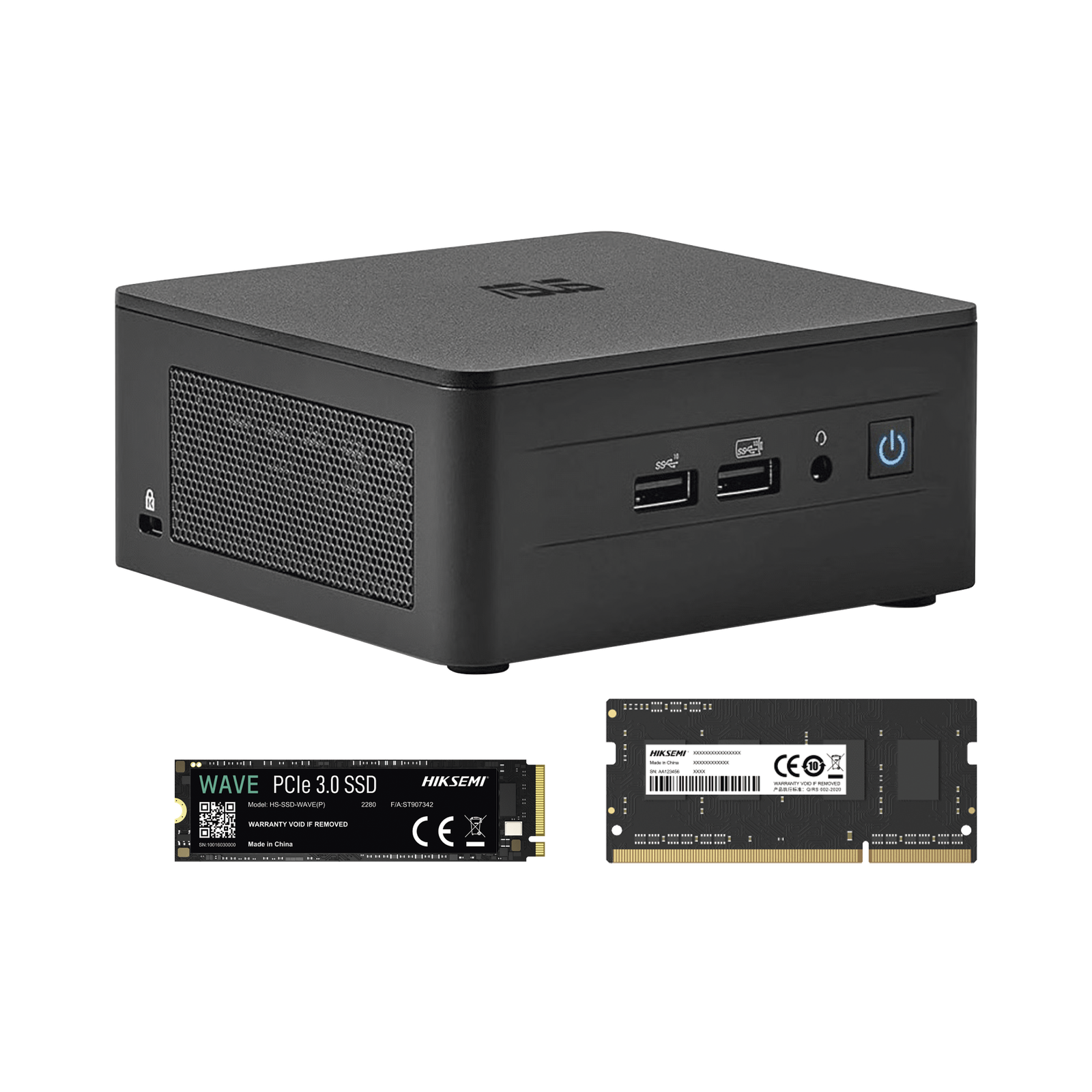 Mini PC Kit / Intel Core i7-1360P / 8 GB RAM / 256 GB SSD / HDMI Múltiples Pantallas / Formato Compacto