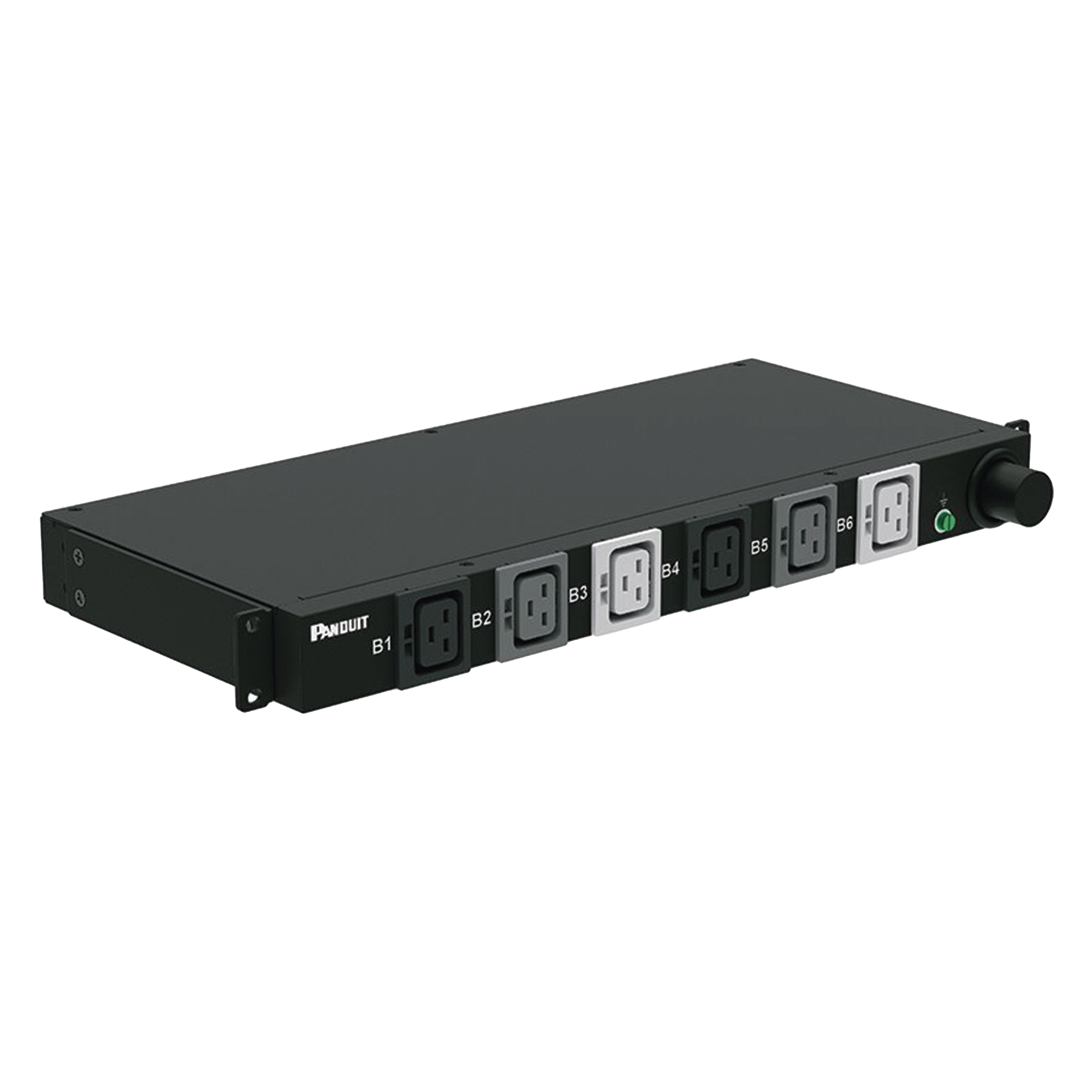 PDU Básico para Distribución de Energía, Plug de Entrada Trifásico CS8365C, Con 6 Contactos C19, Instalación Horizontal de 19in, 1UR, 50 Amp, 208 Vca