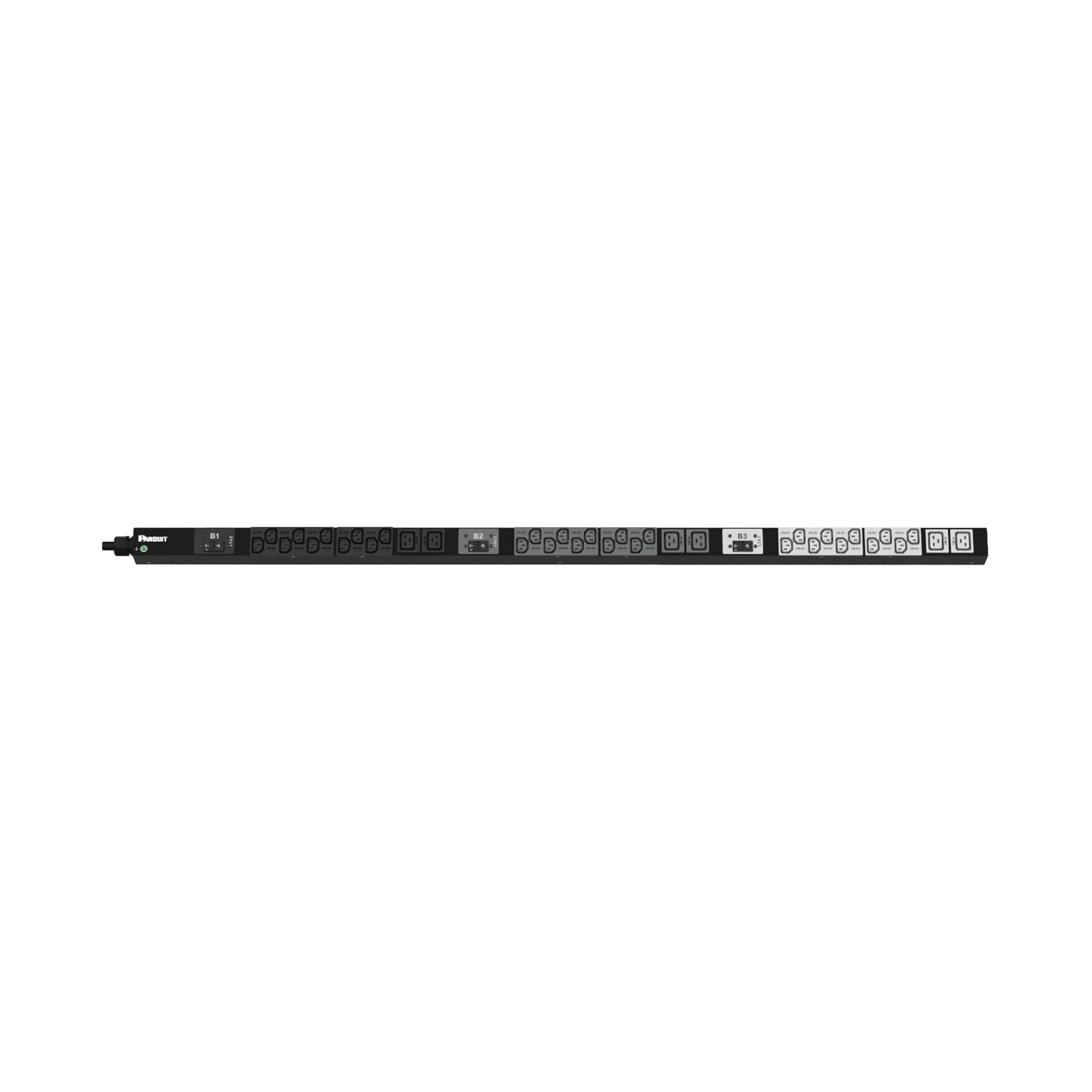 PDU Básico para Distribución de Energía, Enchufe de Entrada NEMA L15-30P, Con 30 Salidas C13 y 6 C19, de Instalación Vertical, 208 Vca, 30 Amp
