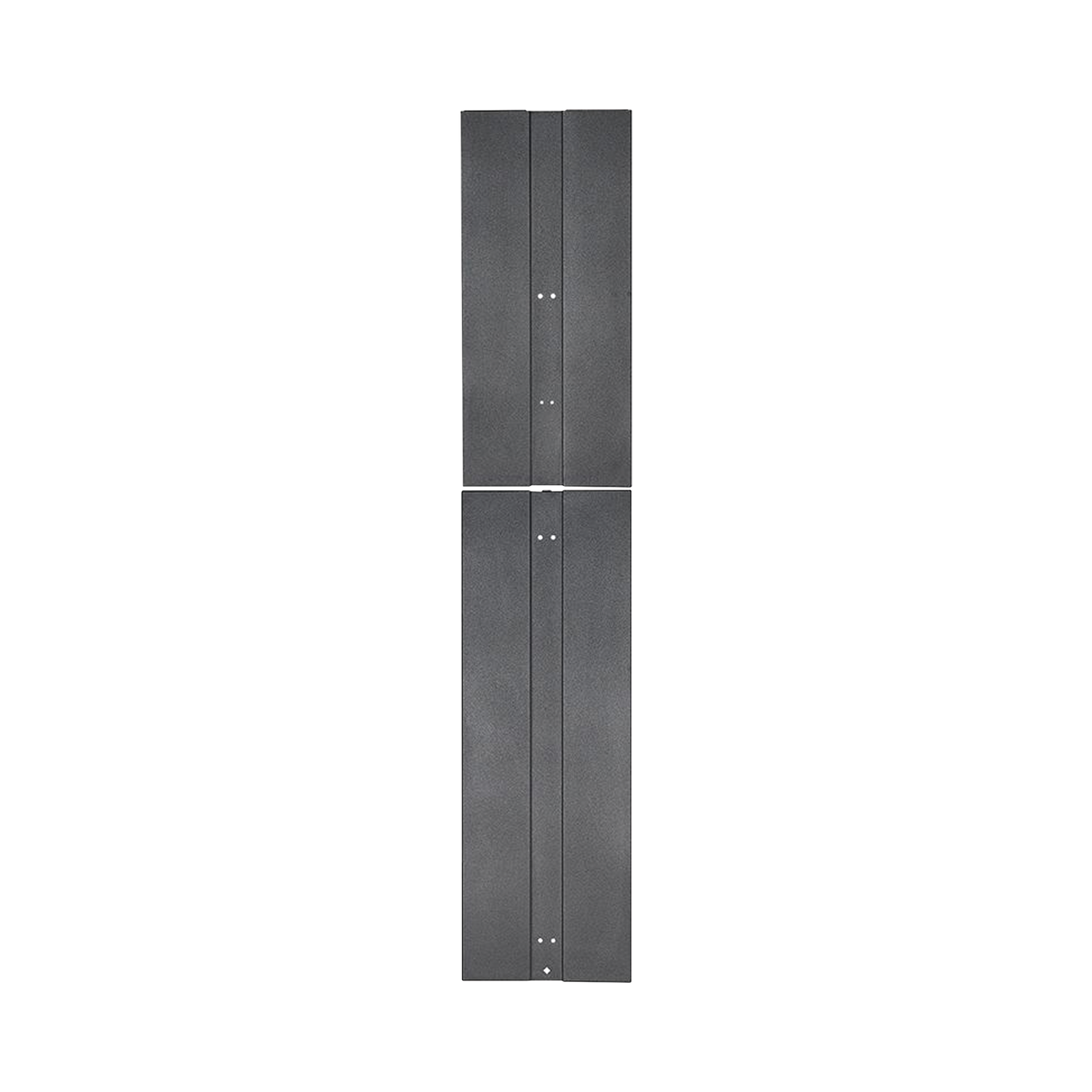 Tapa Final de Fila, Para Organizador Vertical PE2V PatchRunner™ 2, de 45 UR, Color Negro