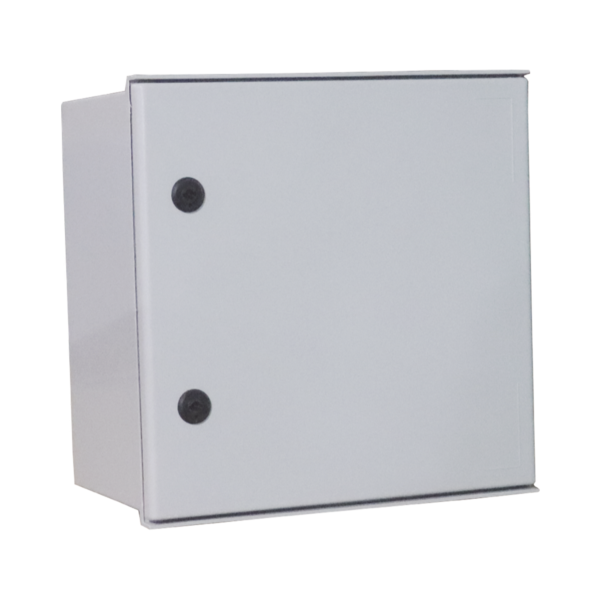 Gabinete de Poliéster IP65 Uso en Intemperie (400 x 400 x 200 mm) con Placa Trasera Interior de Plástico (Incluye Chapa y Llave).