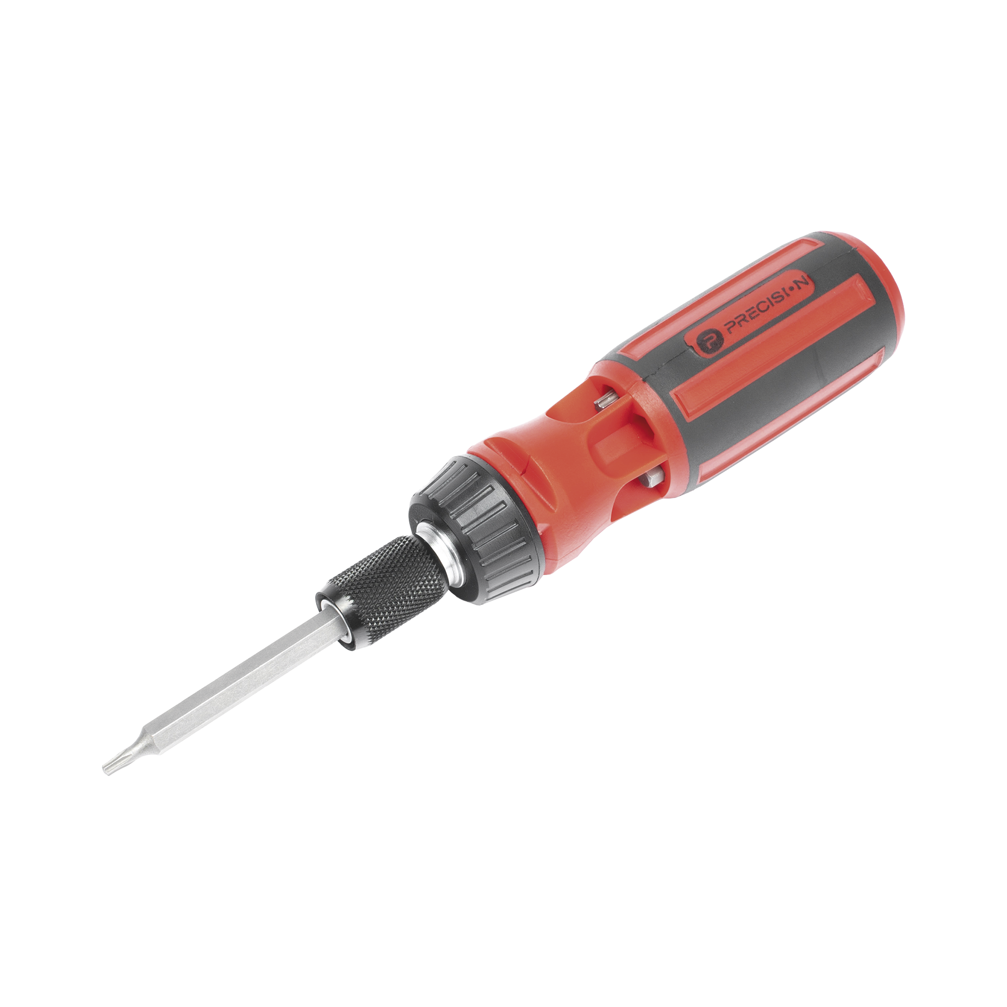 Desarmador 6 en 1 con Mango de Agarre Plástico (Torx #10 y #20, Hexagonal #5, PH0, PH2, Plana #5)
