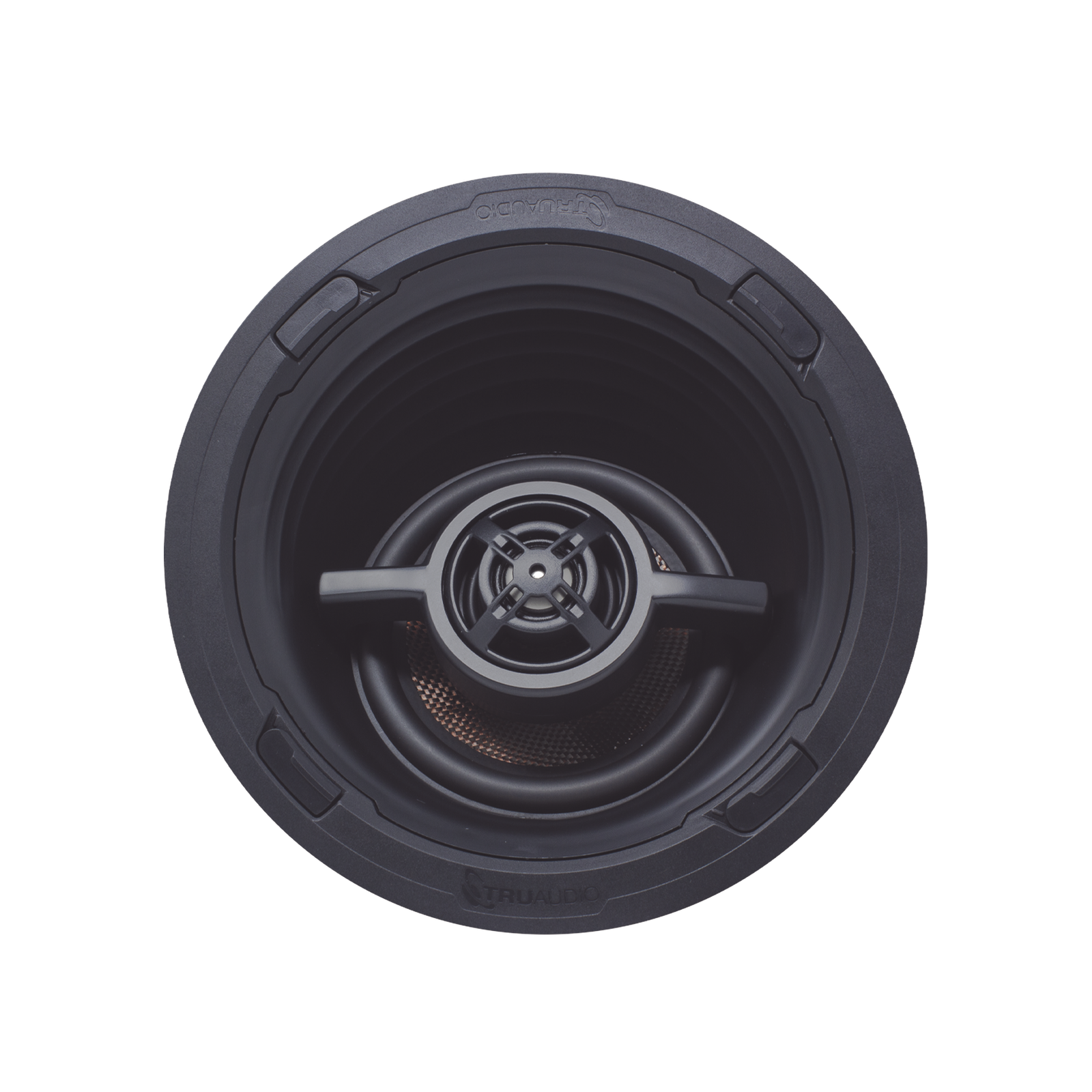 Altavoz LCR | Rango Medio Giratorio | Angulo para Techo de 3 Vias | Cine en Casa | Woofer de 7in de Fibra de Carbono | Tweeter de 1in | 175W | 8Ω