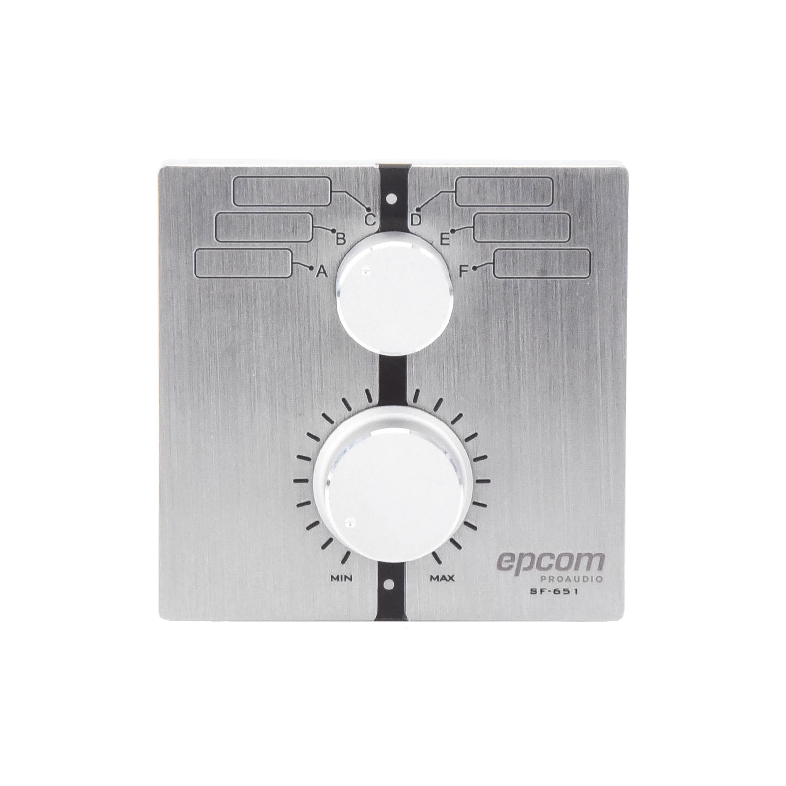 Control de  Volumen Remoto con Selector de Canales | Compatible con Amplificador SF2240UC - SF4240UC