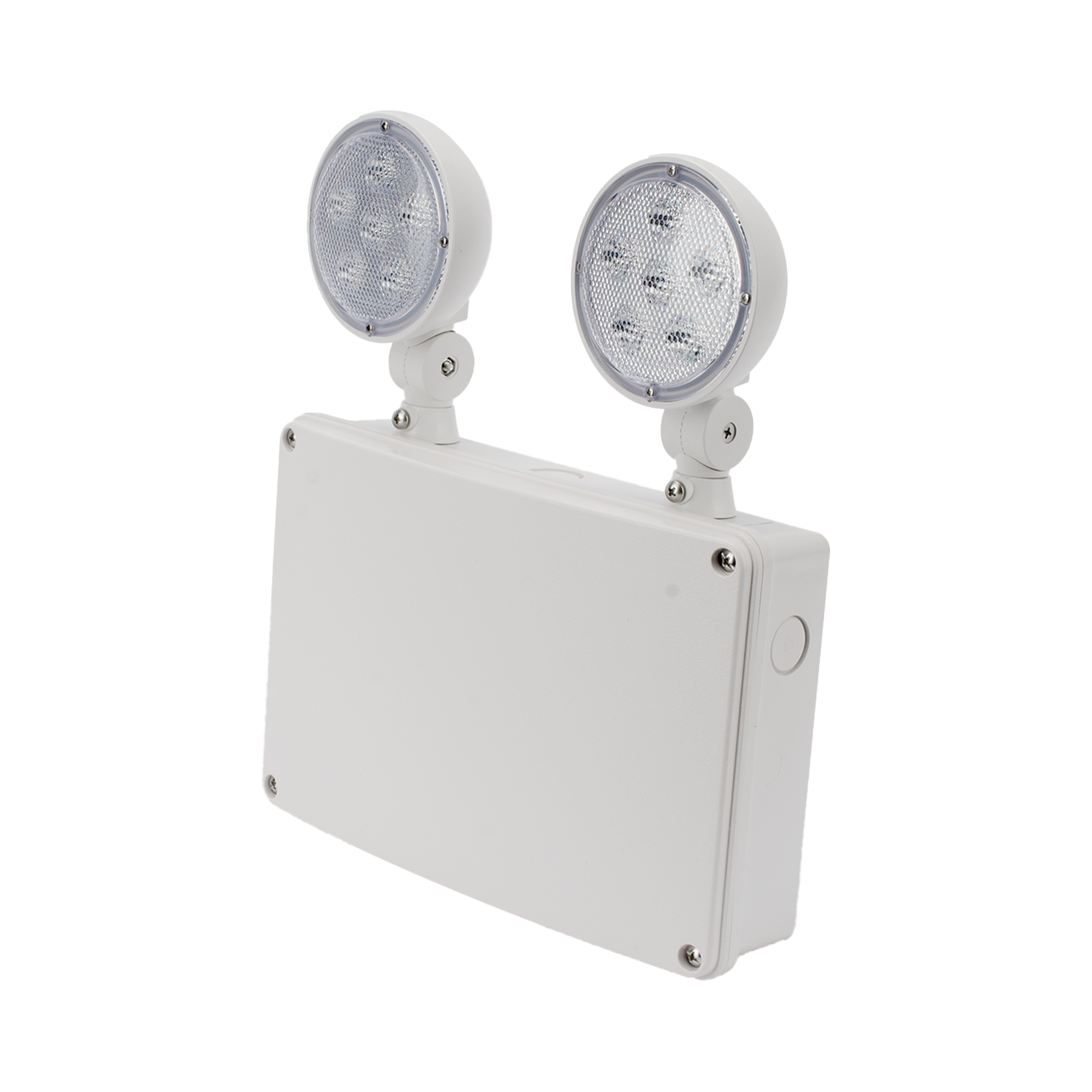 Luz de Emergencia/Montaje Universal (pared, lateral o Techo)/Batería de Respaldo Incluida